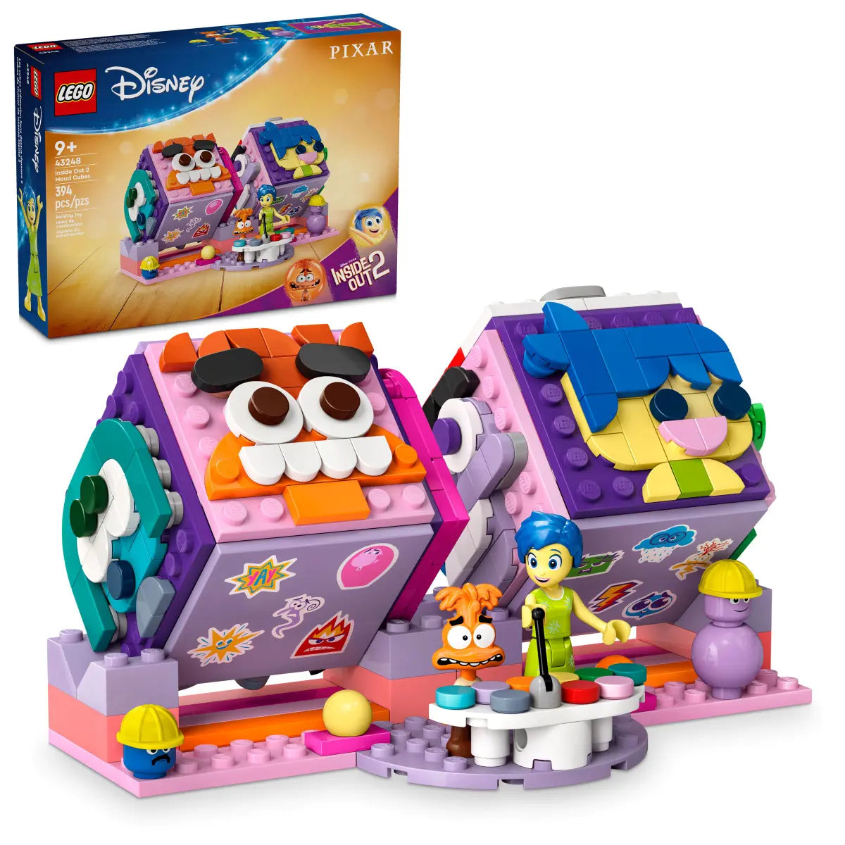 Lego Disney Inside out 2 Mood Cubes Disney Pixar 43248