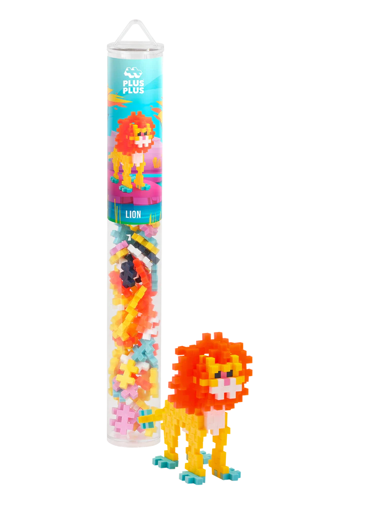 Plus-Plus Lion / 100 pcs Tube 