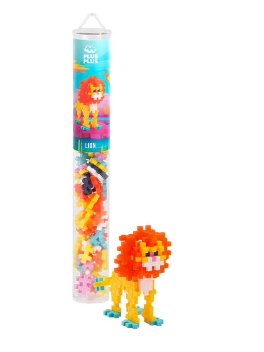 Plus-Plus Lion / 100 pcs Tube 