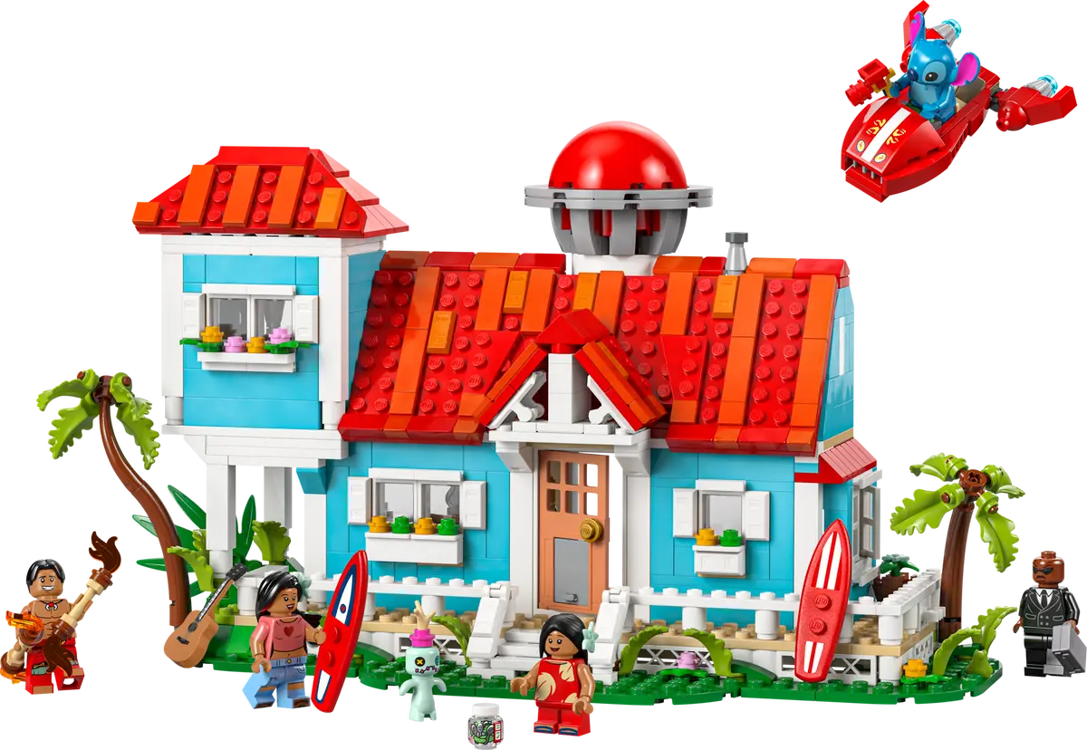 Lego Disney Lilo and Stitch Beach House 43268