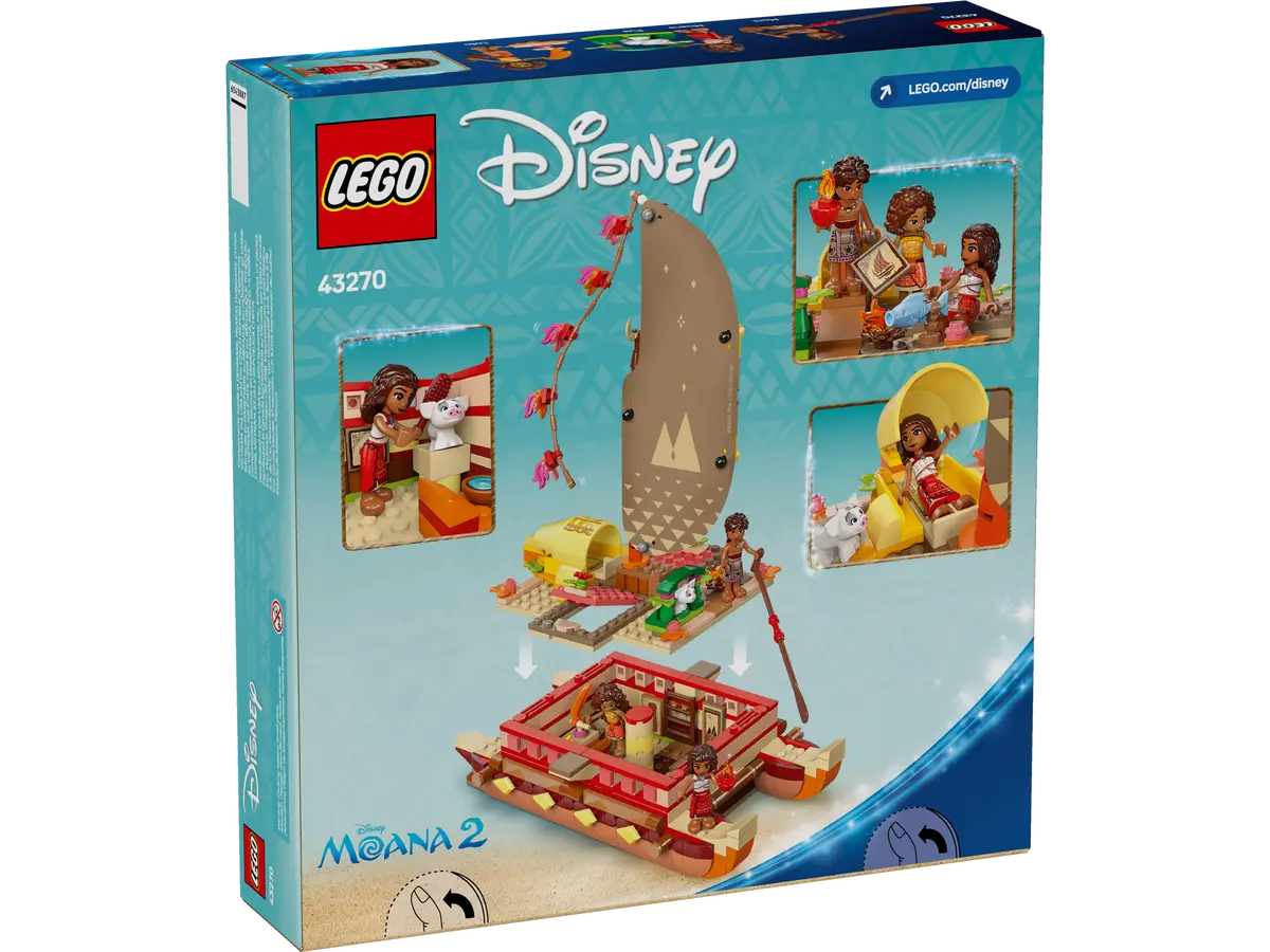 Lego Disney Moana's Adventure Canoe 43270