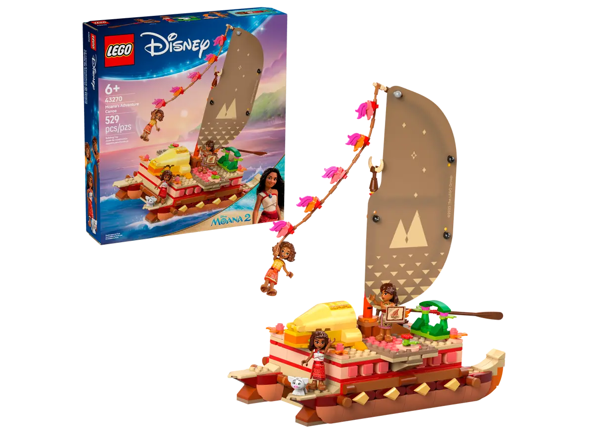 Lego Disney Moana's Adventure Canoe 43270