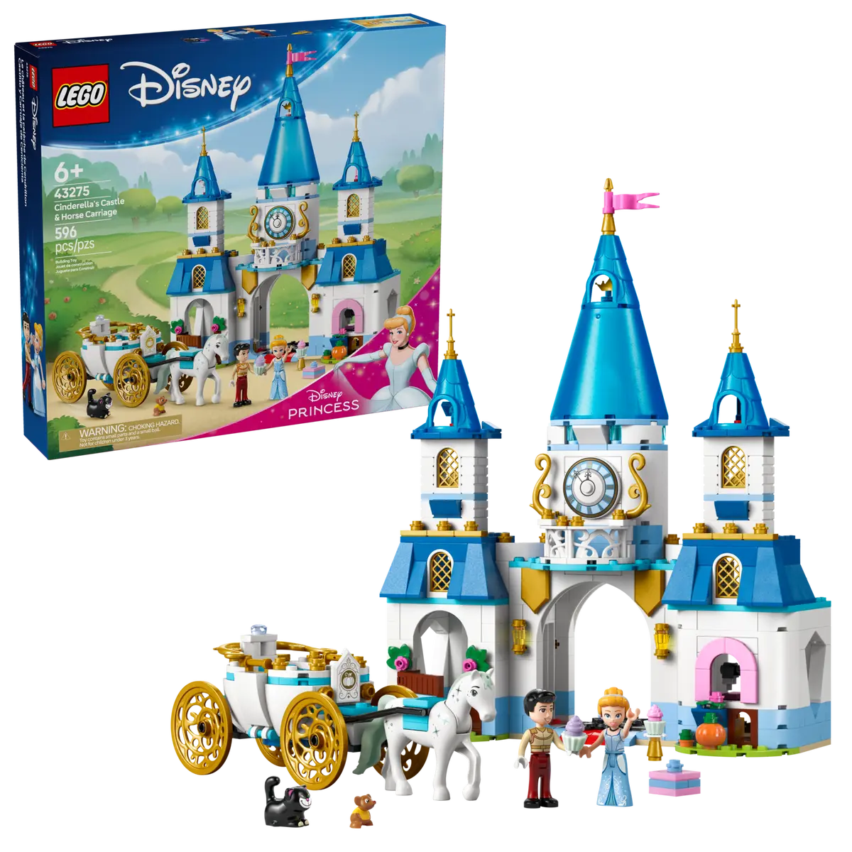 Lego Disney Cinderella's Castle & Horse Carriage 43275