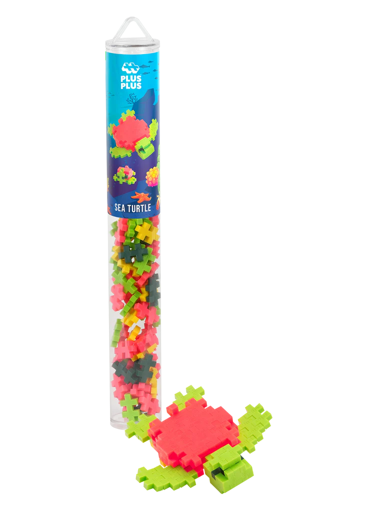 Plus-Plus Sea Turtle / 100 pcs Tube 