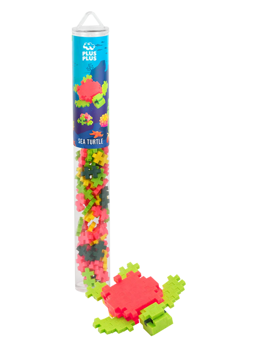 Plus-Plus Sea Turtle / 100 pcs Tube 