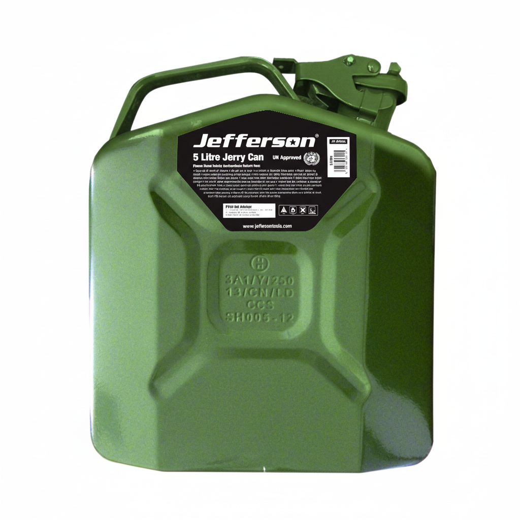 Jerry Canister Metal Green 5L - Jefferson