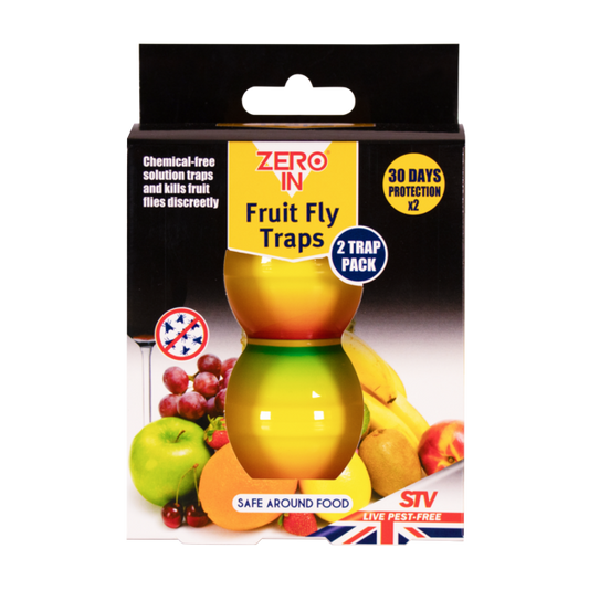 Zero in Ready Baited Fruit Fly Trap - Twinpack