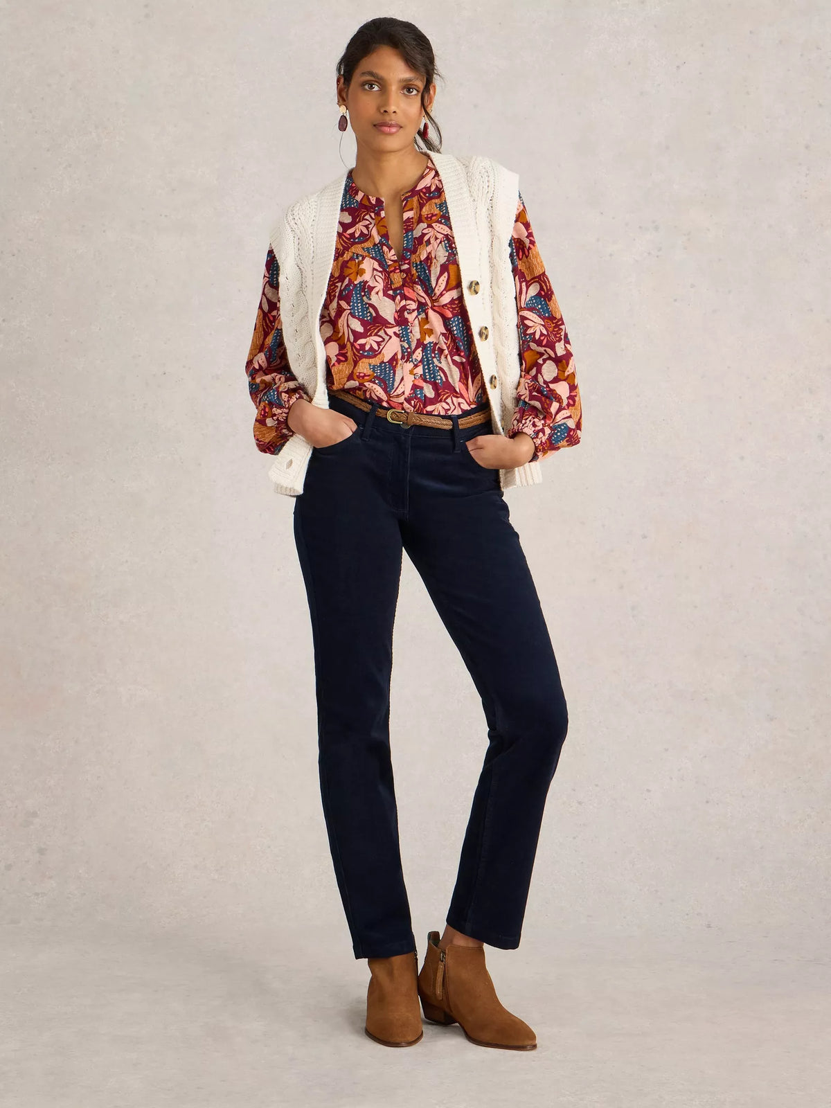 White Stuff Brooke Straight Cord Trouser
