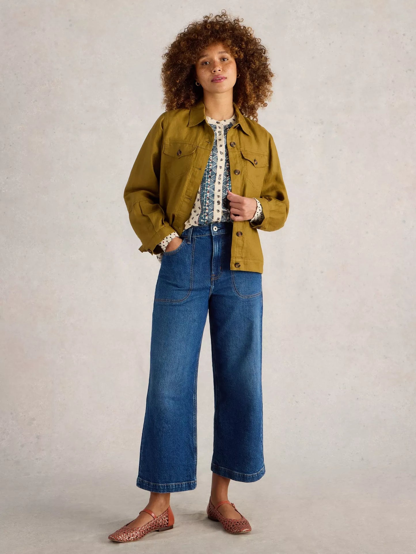 White Stuff Camille Linen Jacket