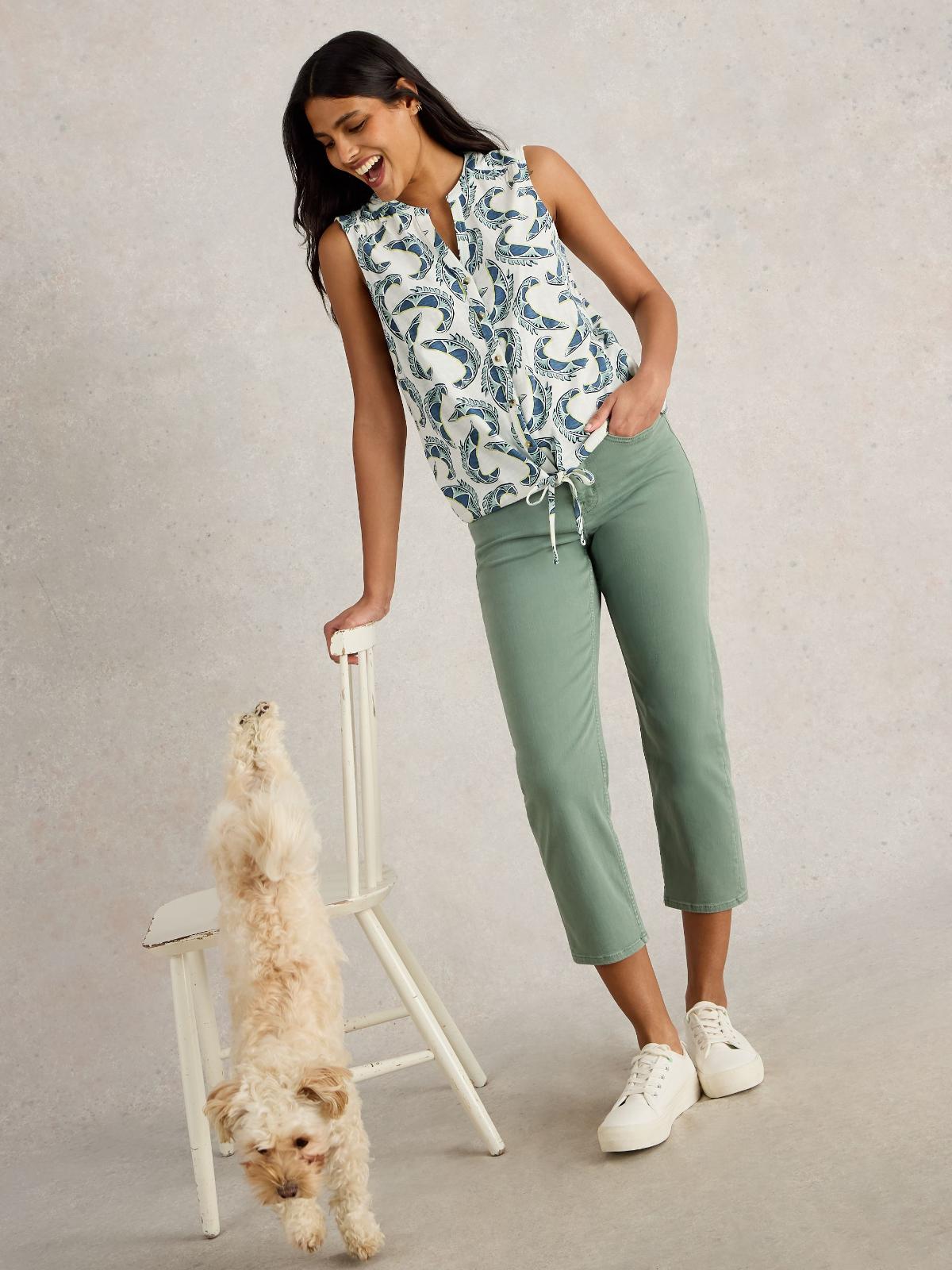 White Stuff Tulip Sleeveless Shirt