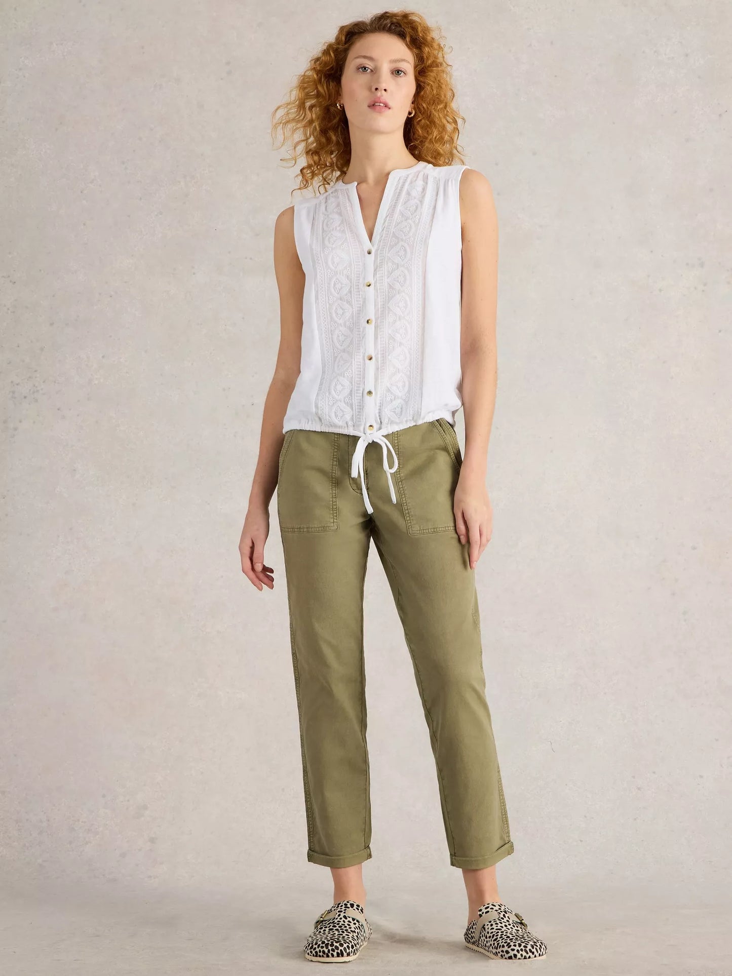 White Stuff Tulip Sleeveless Shirt