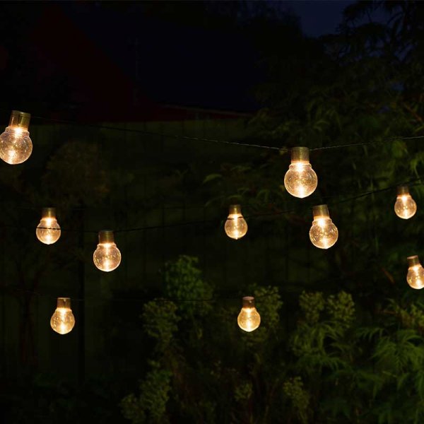 Smart Solar Festoon Lights - Set of 20