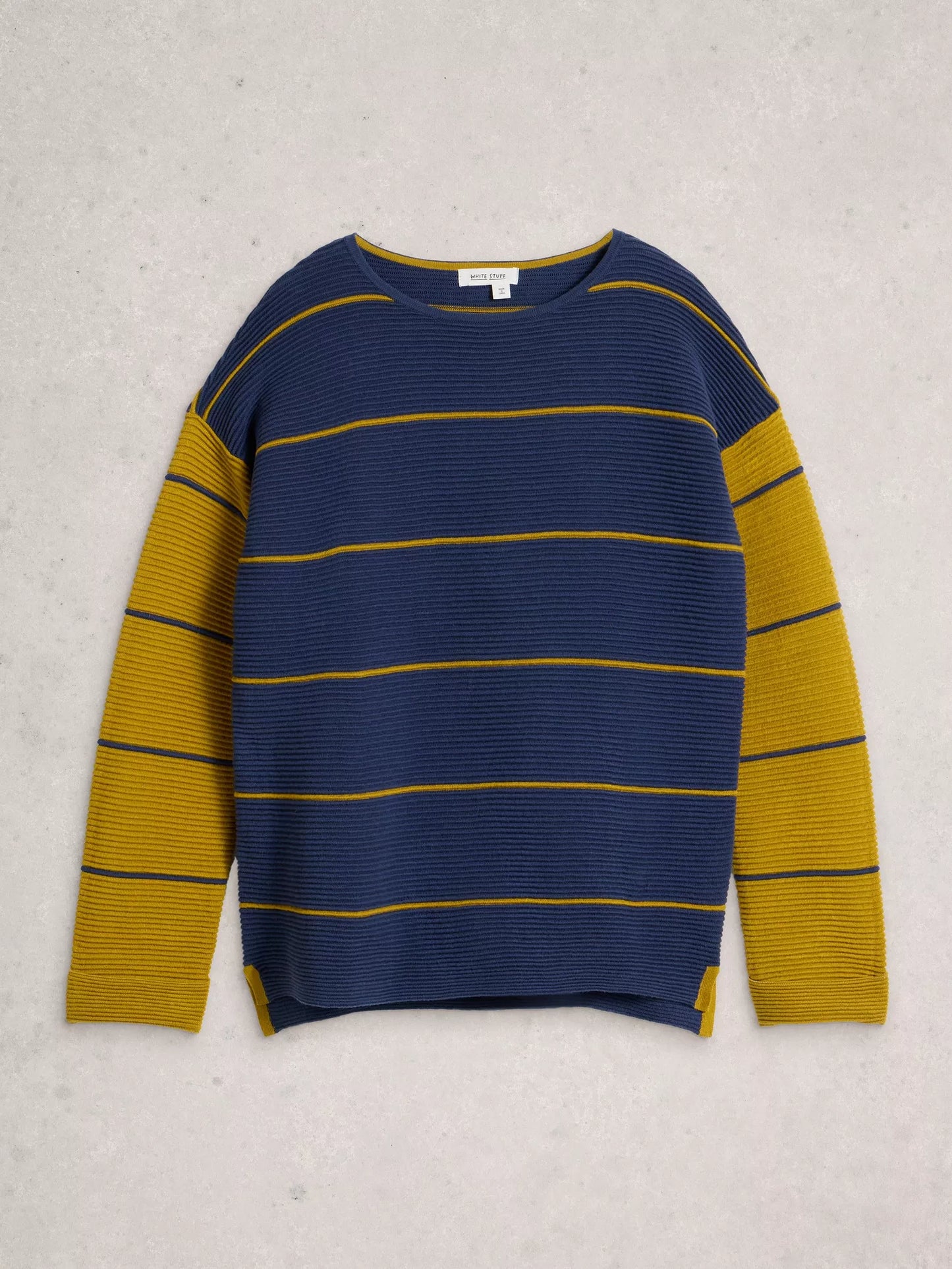 White Stuff Jana Striped Crew Neck Jumper