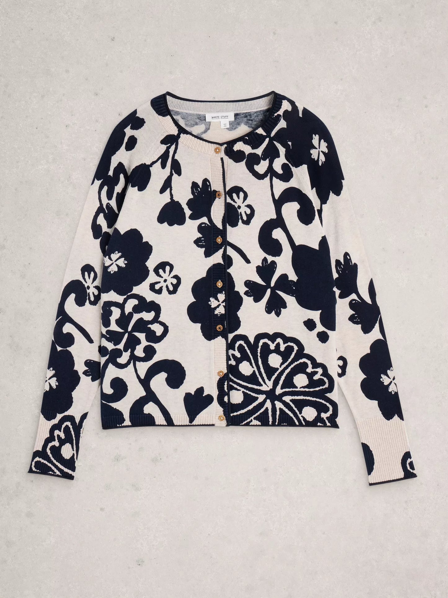 White Stuff Lulu Printed Cardigan