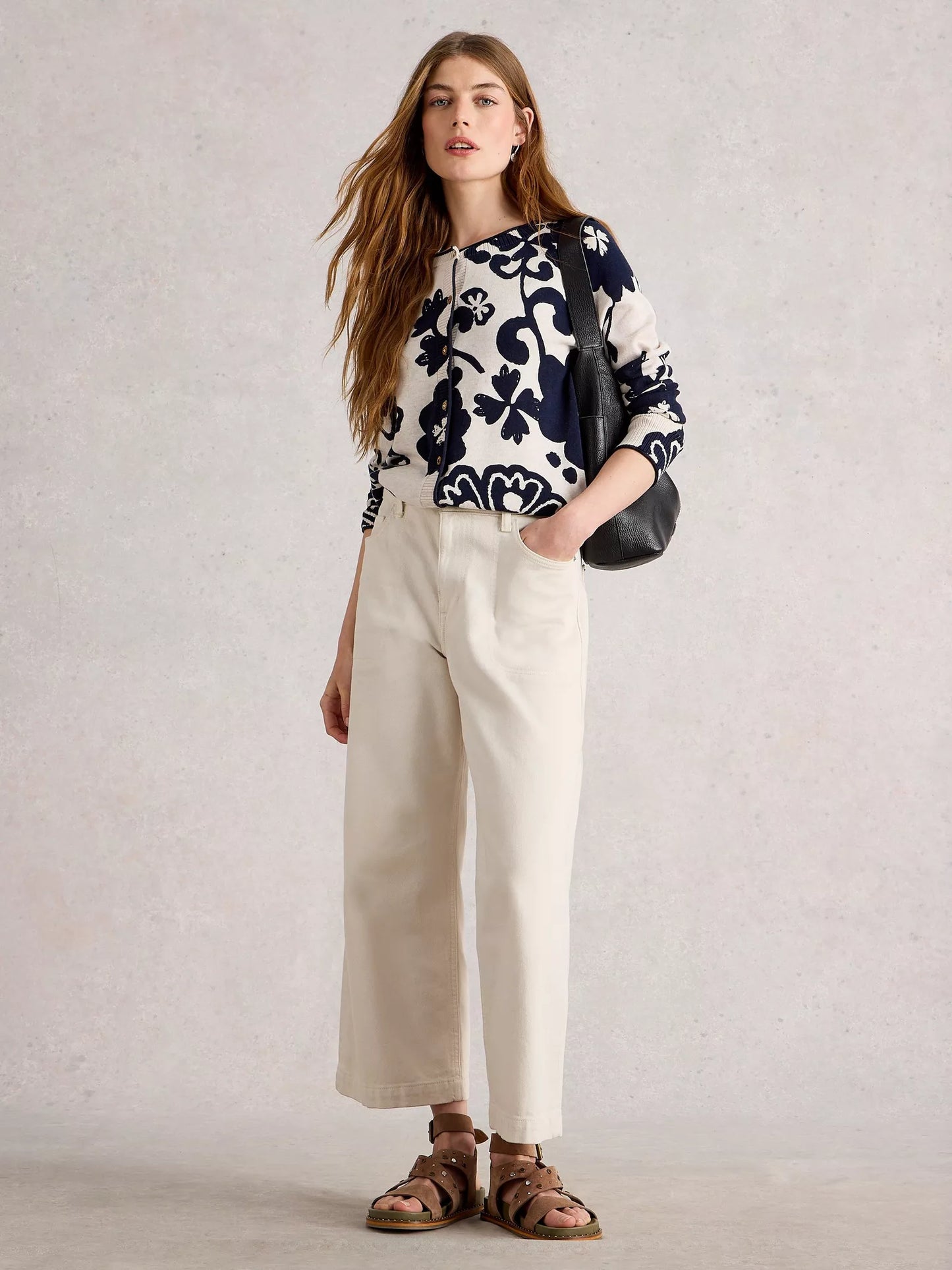 White Stuff Lulu Printed Cardigan