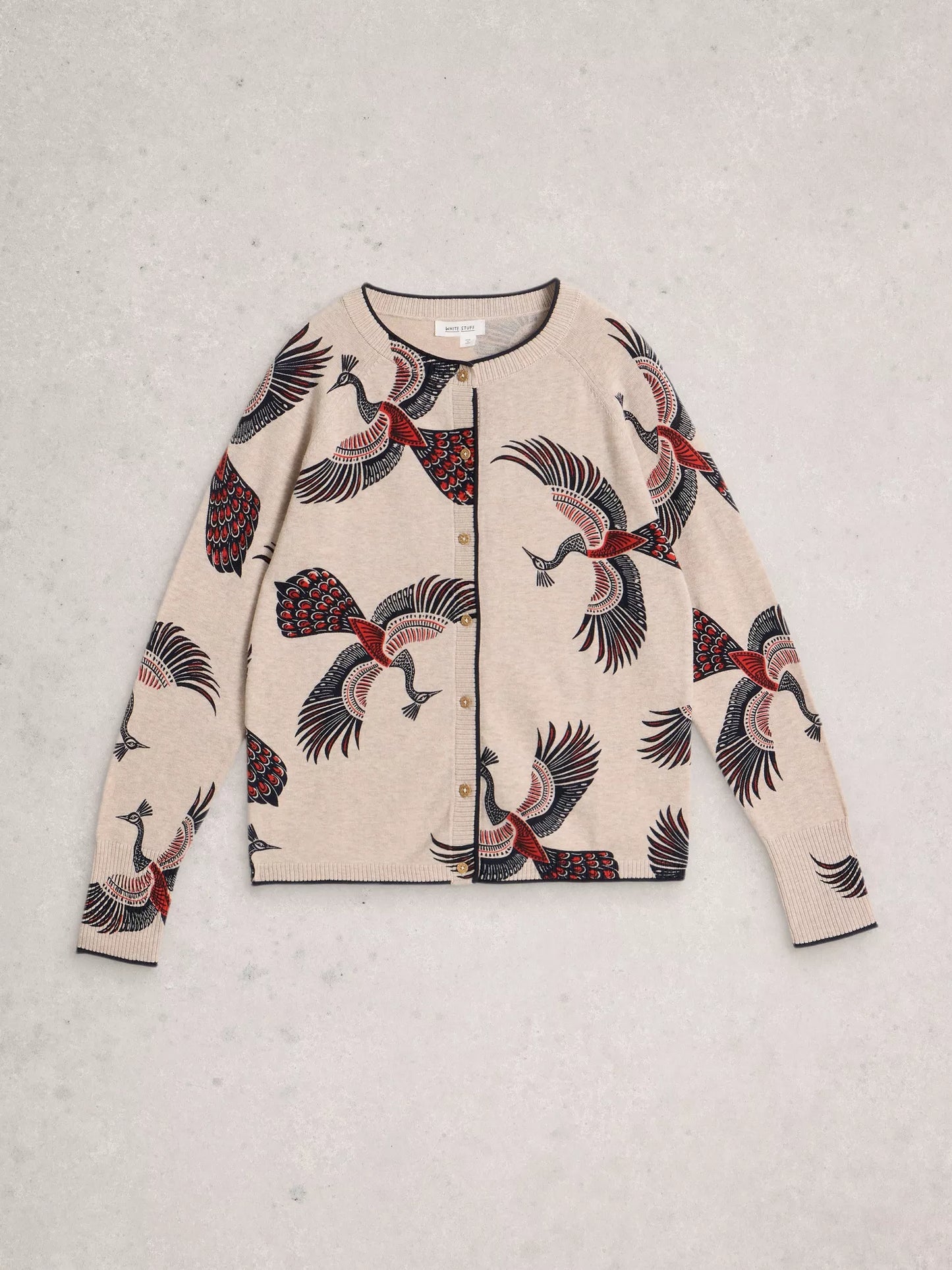 White Stuff Lulu Printed Cardigan