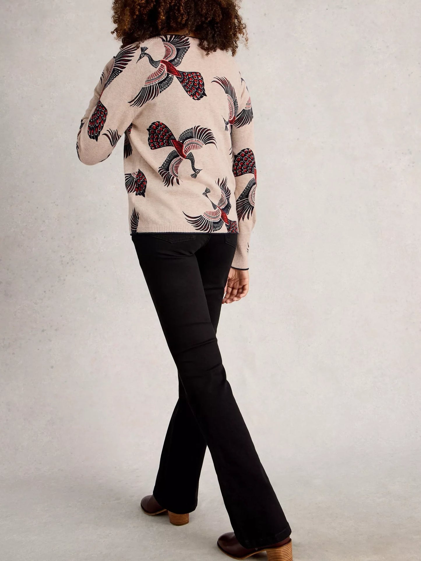 White Stuff Lulu Printed Cardigan