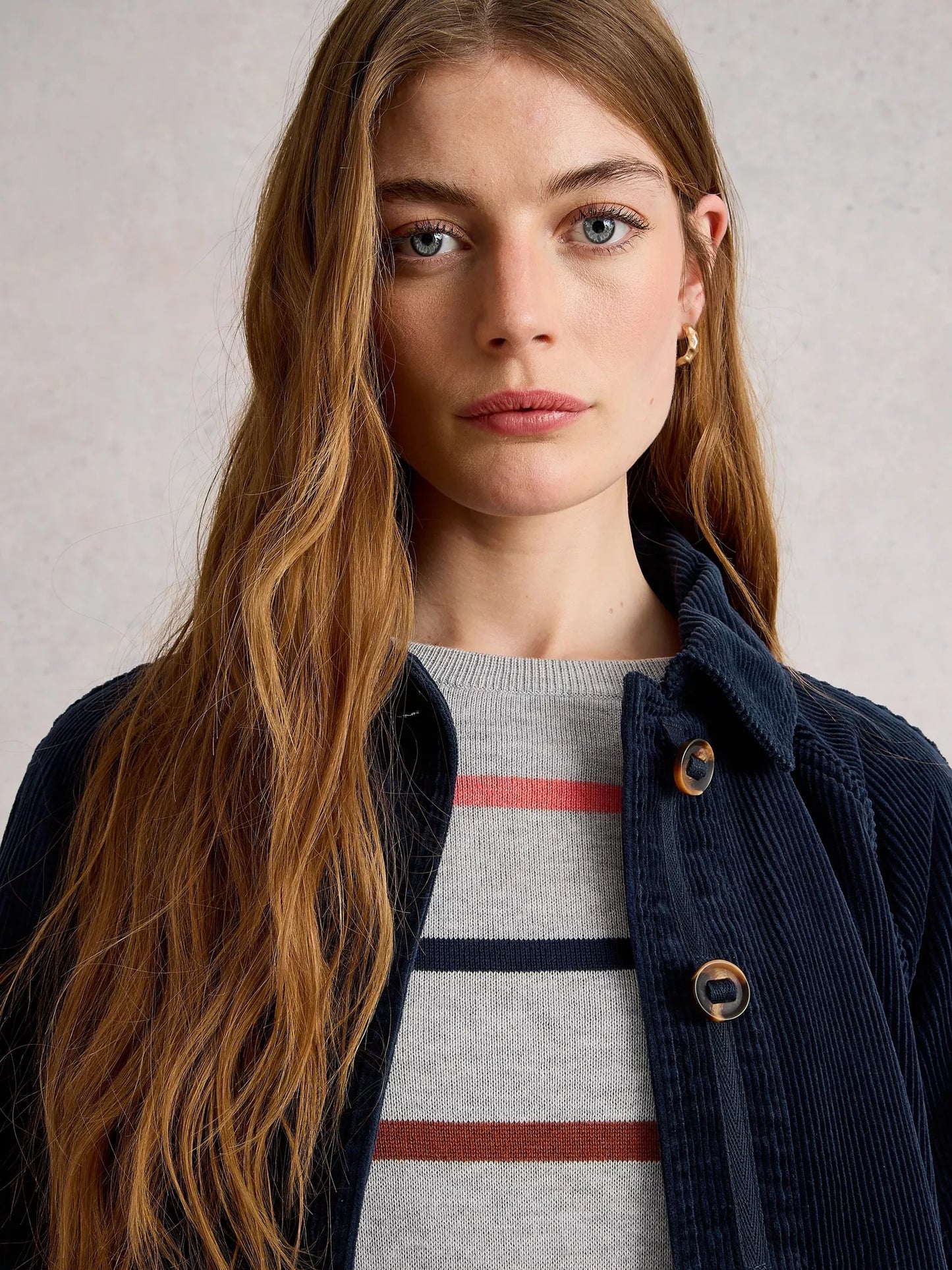 White Stuff Cord Collared Jacket