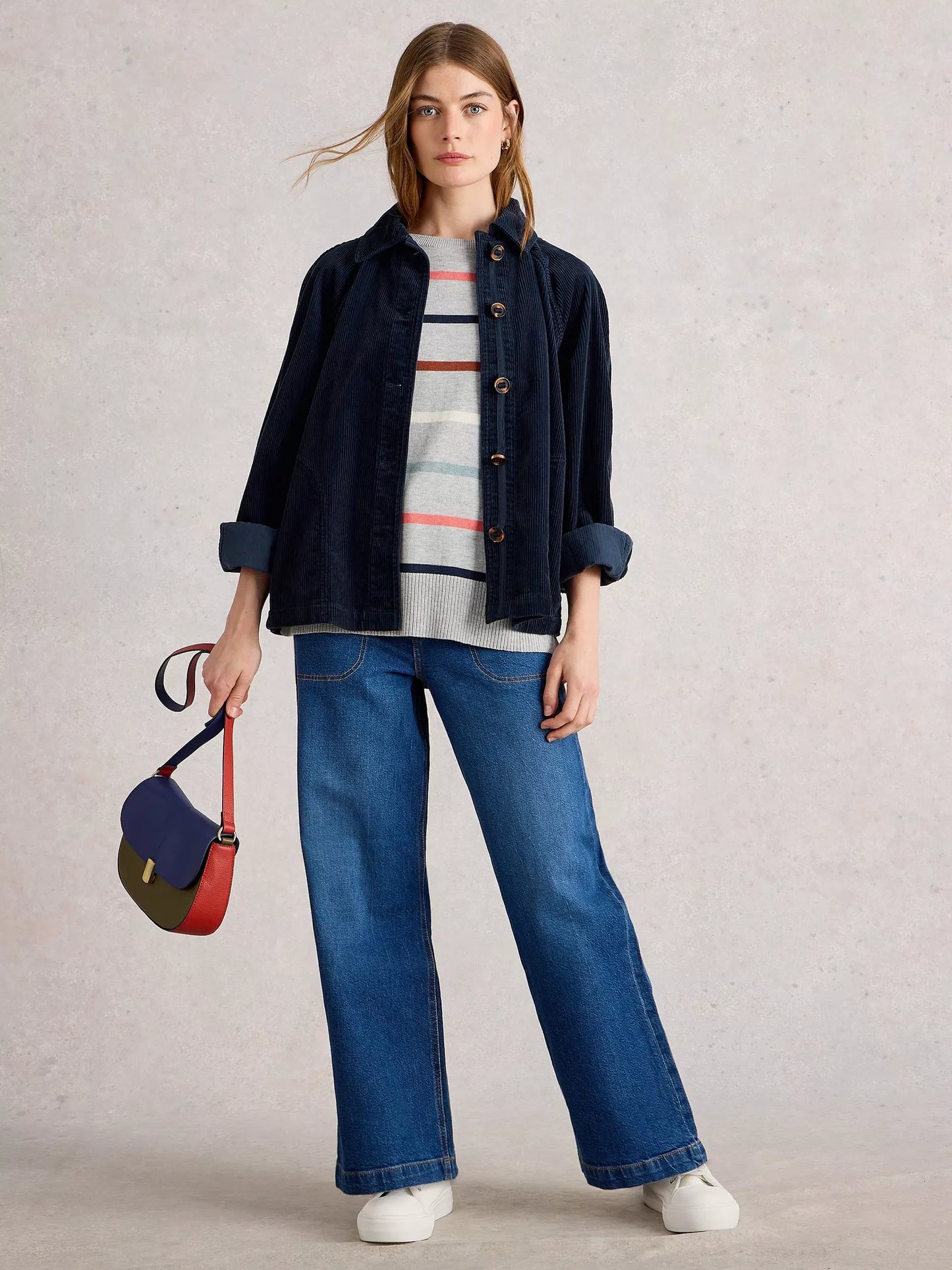 White Stuff Cord Collared Jacket