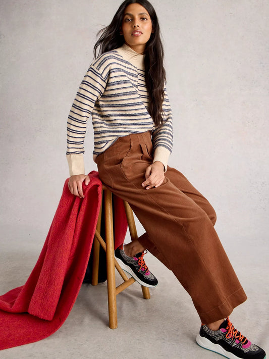 White Stuff Clara Cord Wide Leg Trouser