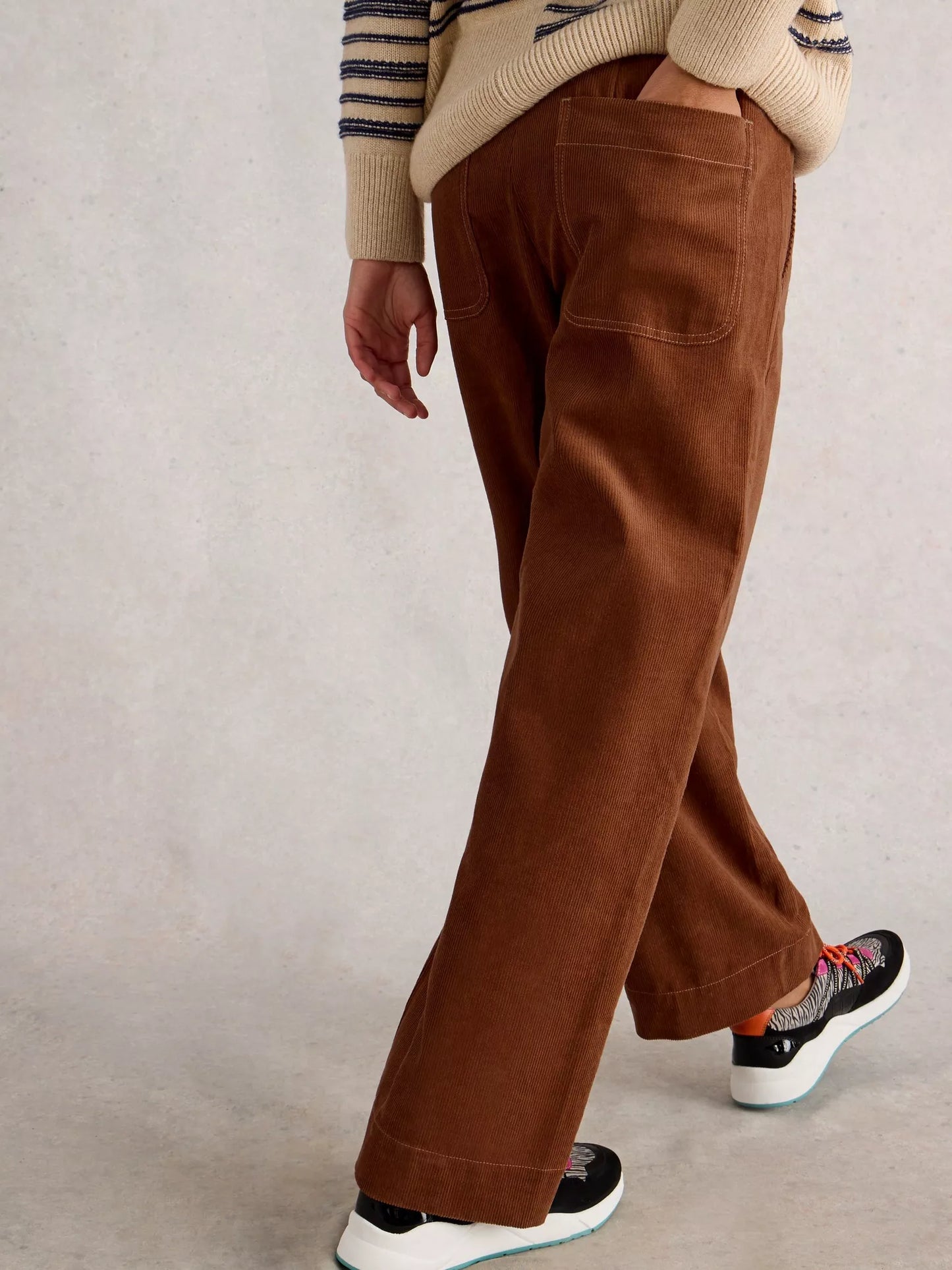 White Stuff Clara Cord Wide Leg Trouser