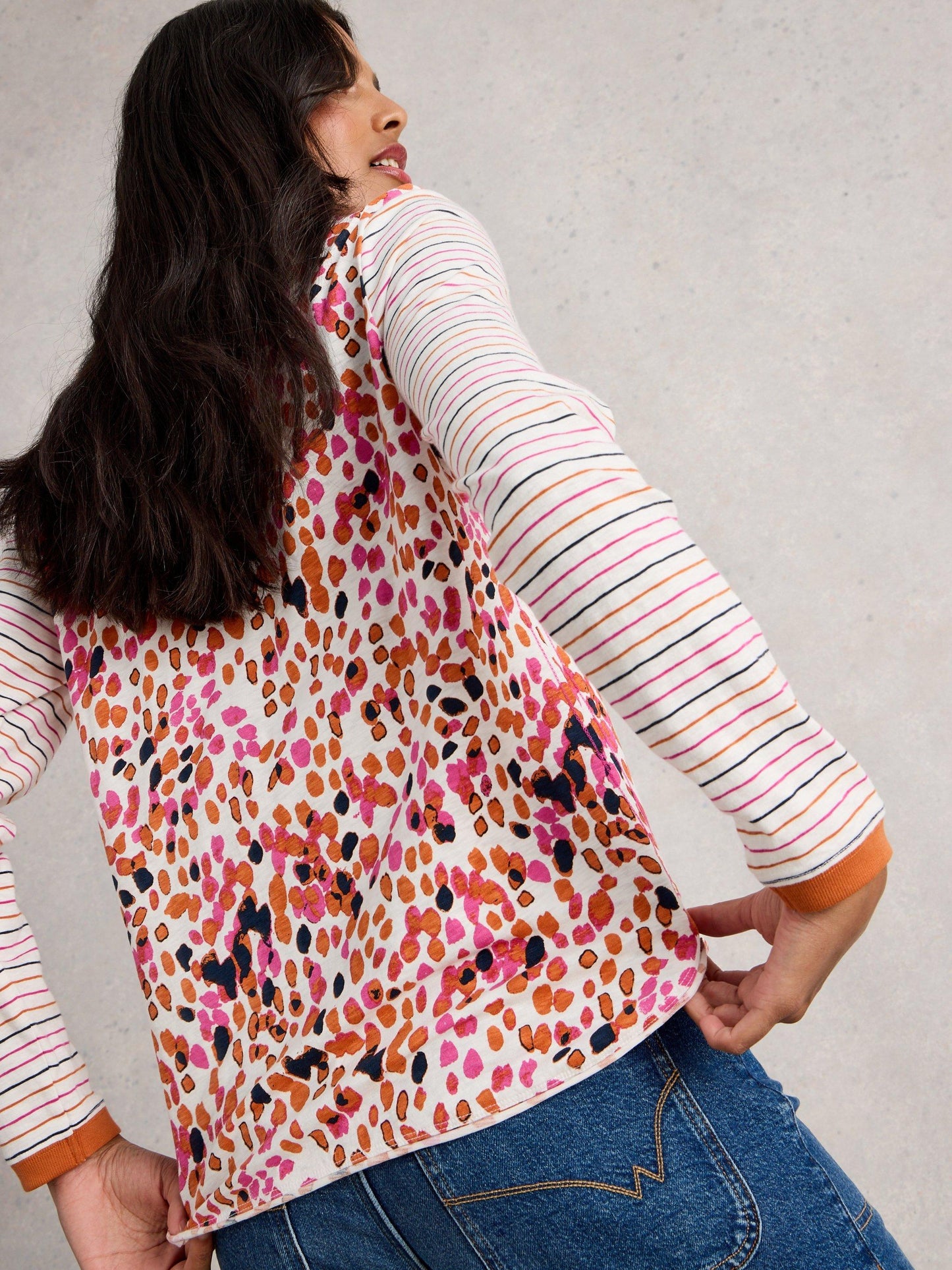 White Stuff Clara Long-Sleeve T-Shirt