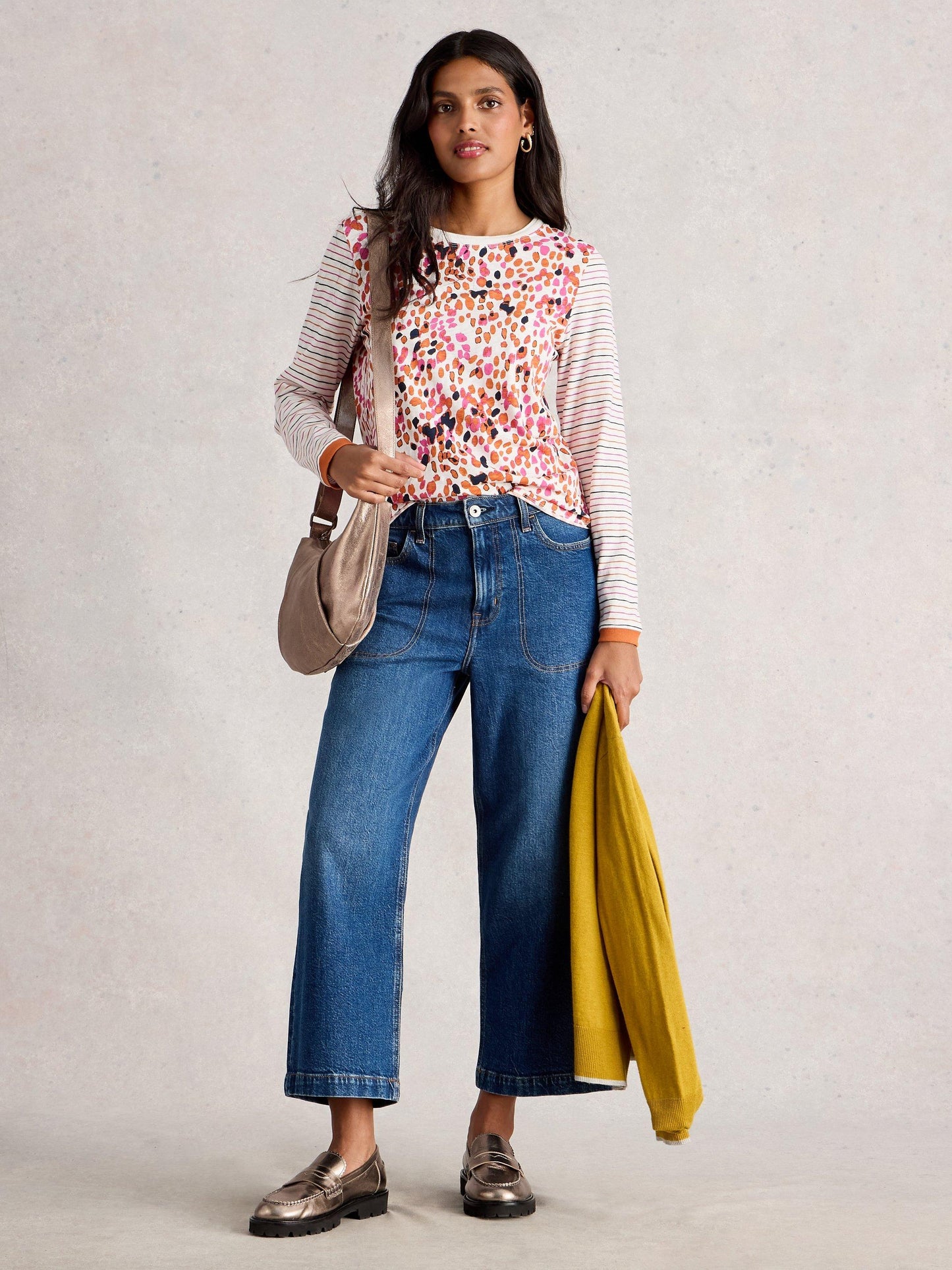 White Stuff Clara Long-Sleeve T-Shirt