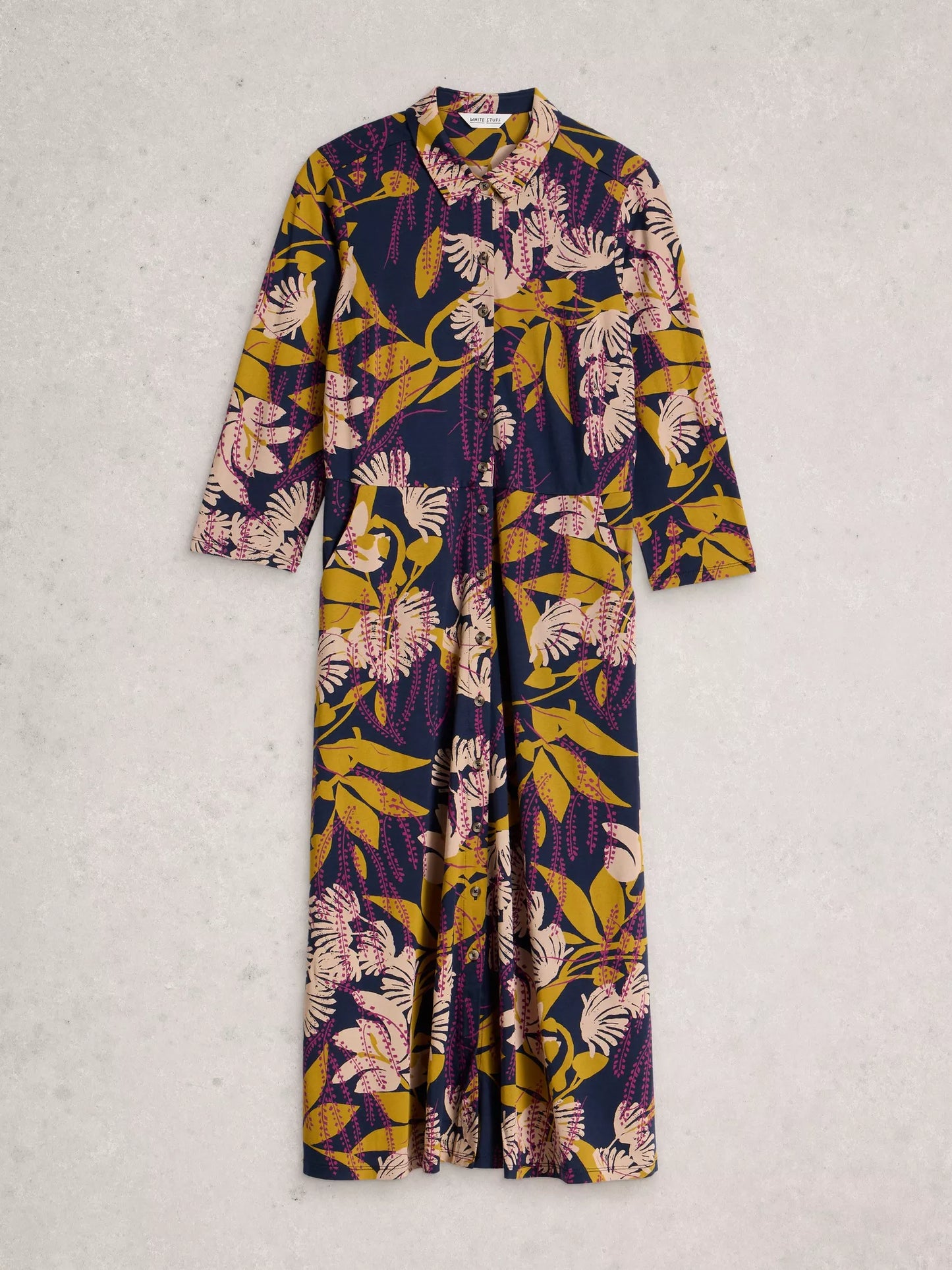 White Stuff Rua Jersey Shirt Dress