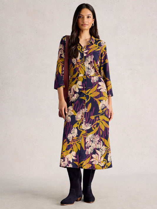 White Stuff Rua Jersey Shirt Dress