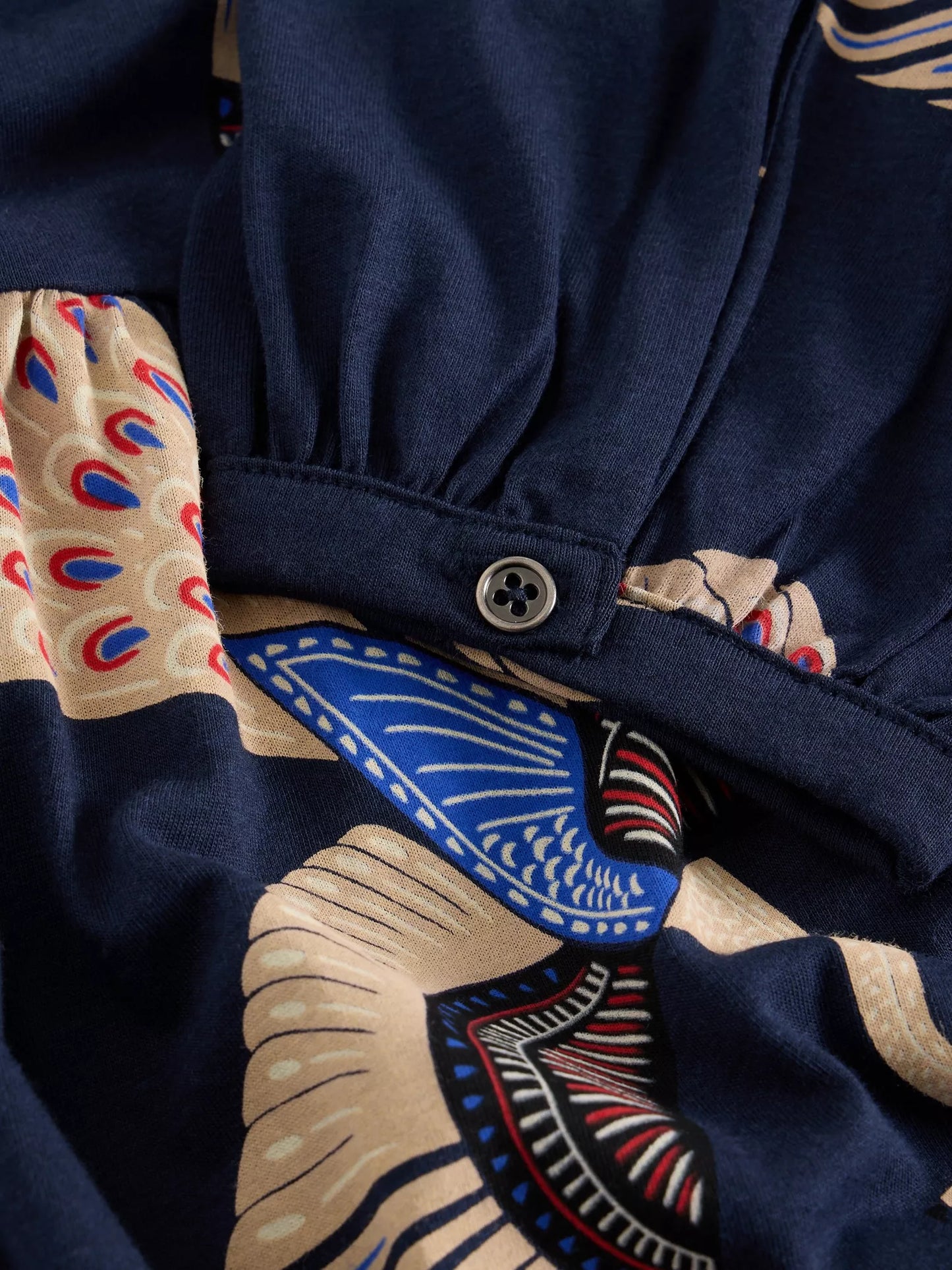 White Stuff Leah Short-Sleeve Jersey Midi Dress