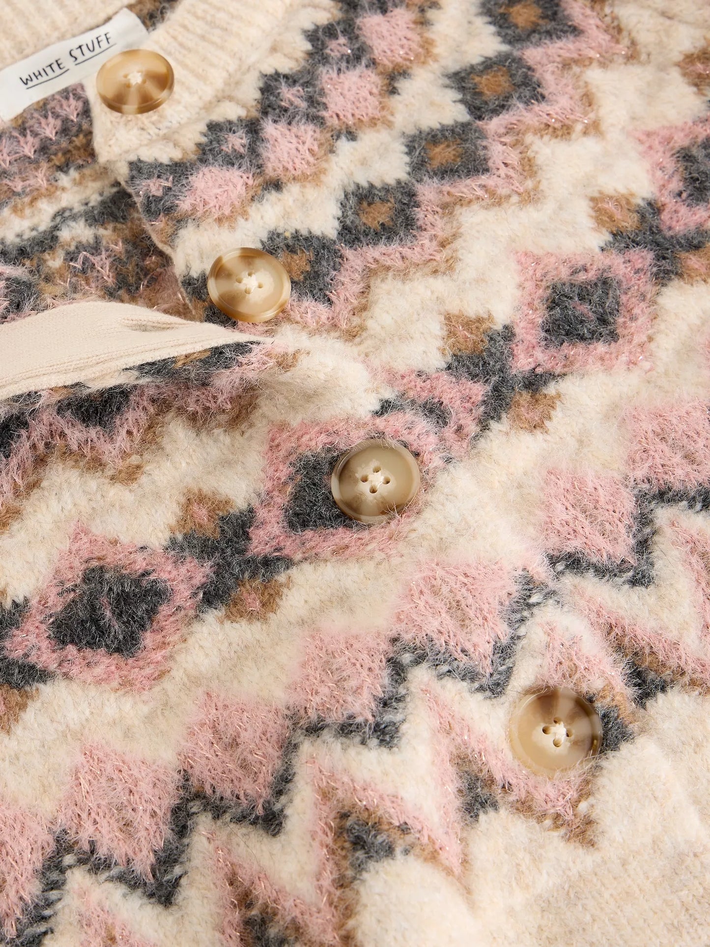 White Stuff Arctic Fairisle Cardigan