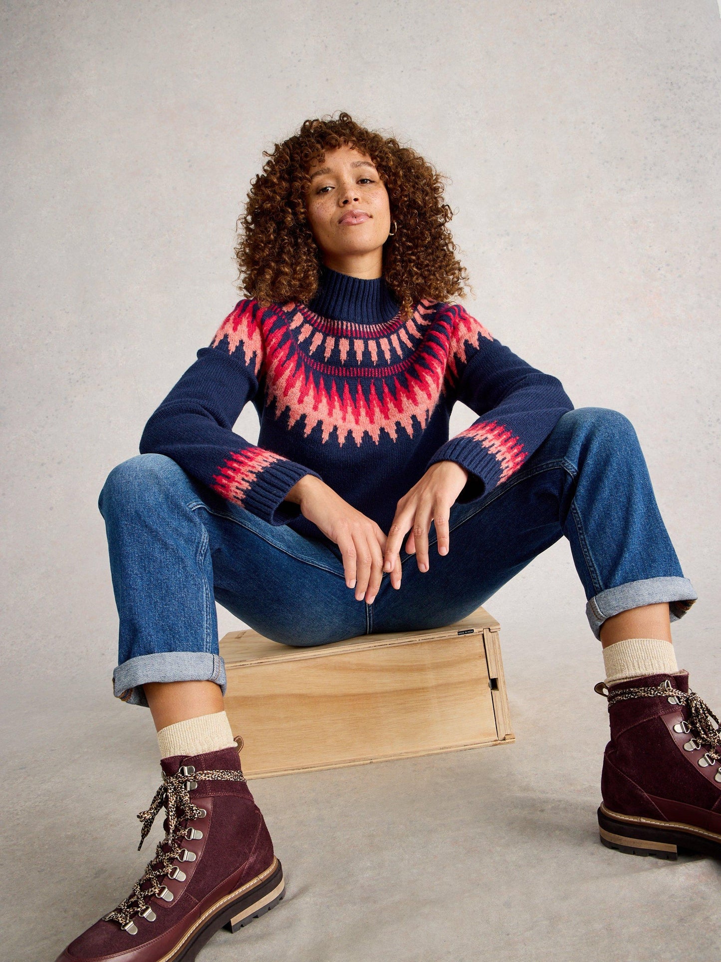 White Stuff Fiona Fairisle Jumper