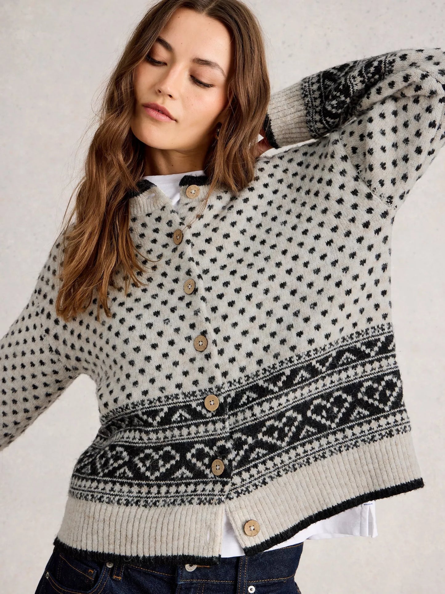 White Stuff Holly Heart Cardigan