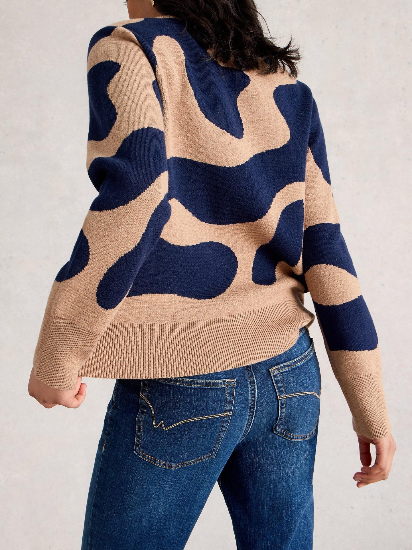 White Stuff Katie Abstract Jumper