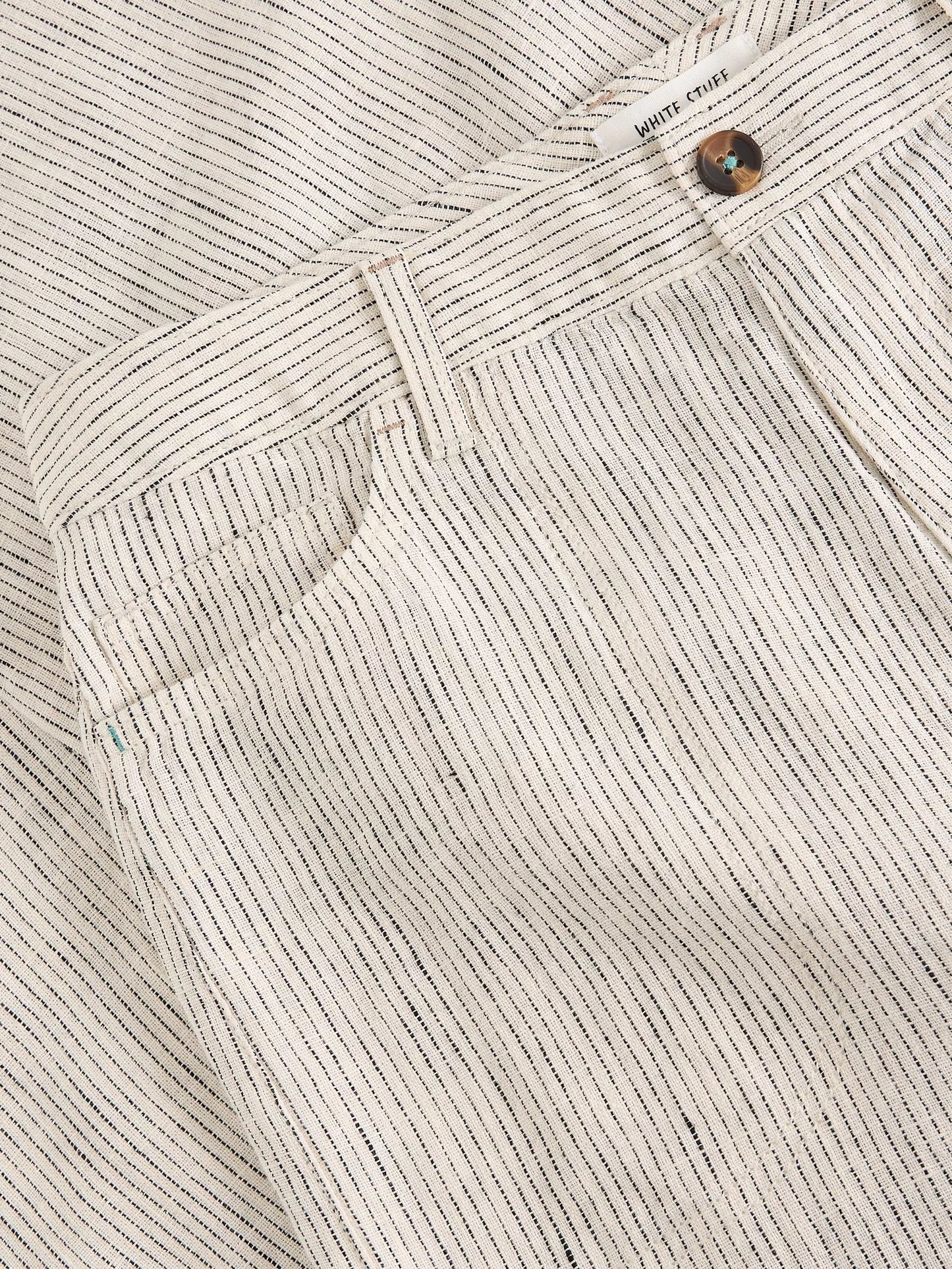 White Stuff Tia Linen Wide Leg Crop Trouser