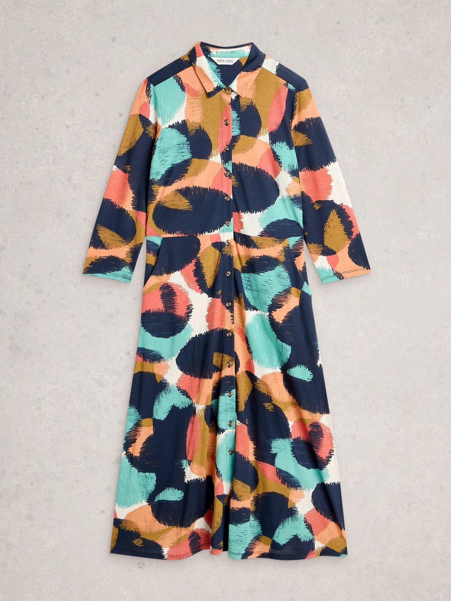 White Stuff Rua Jersey Shirt Dress