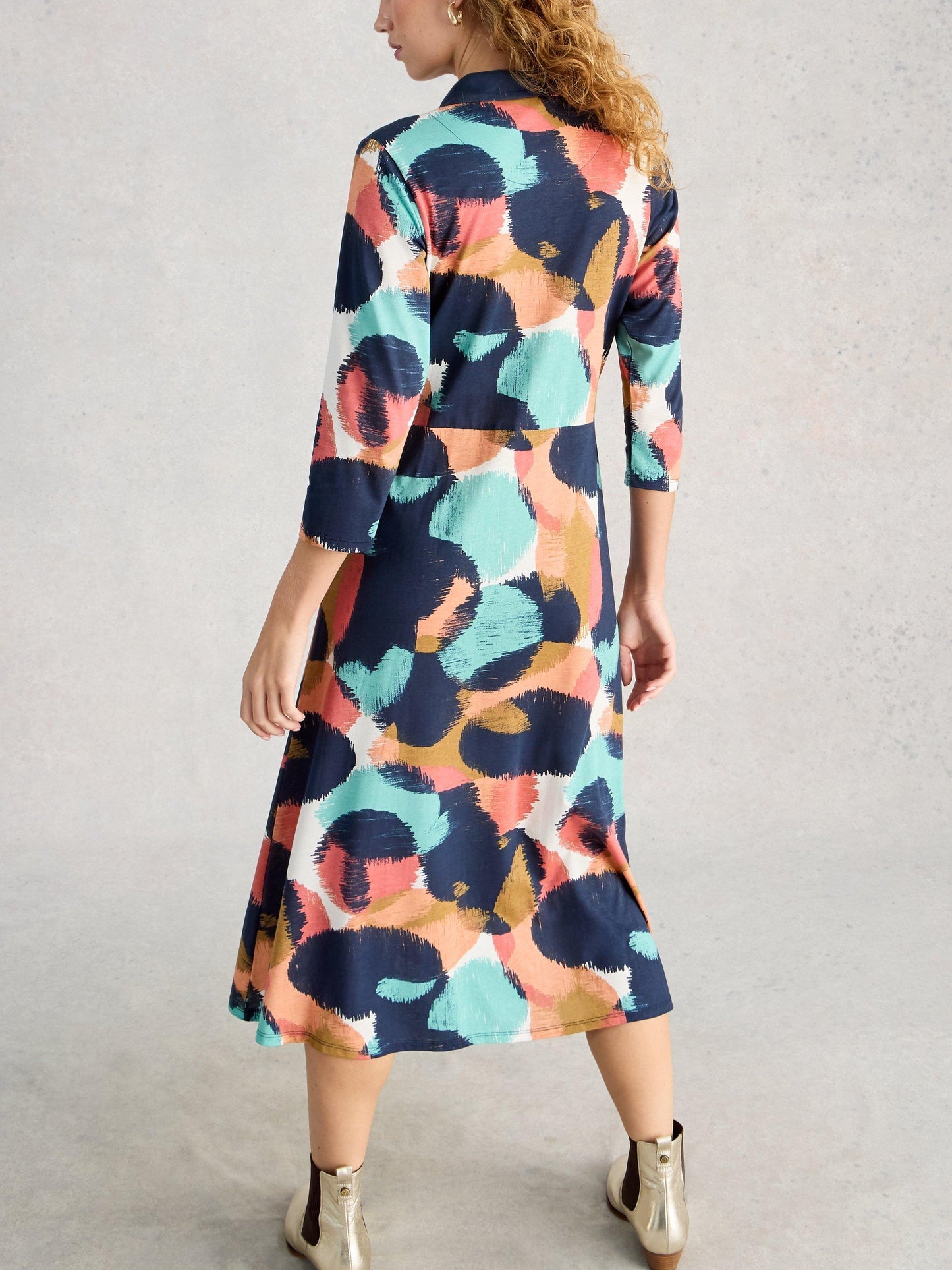 White Stuff Rua Jersey Shirt Dress