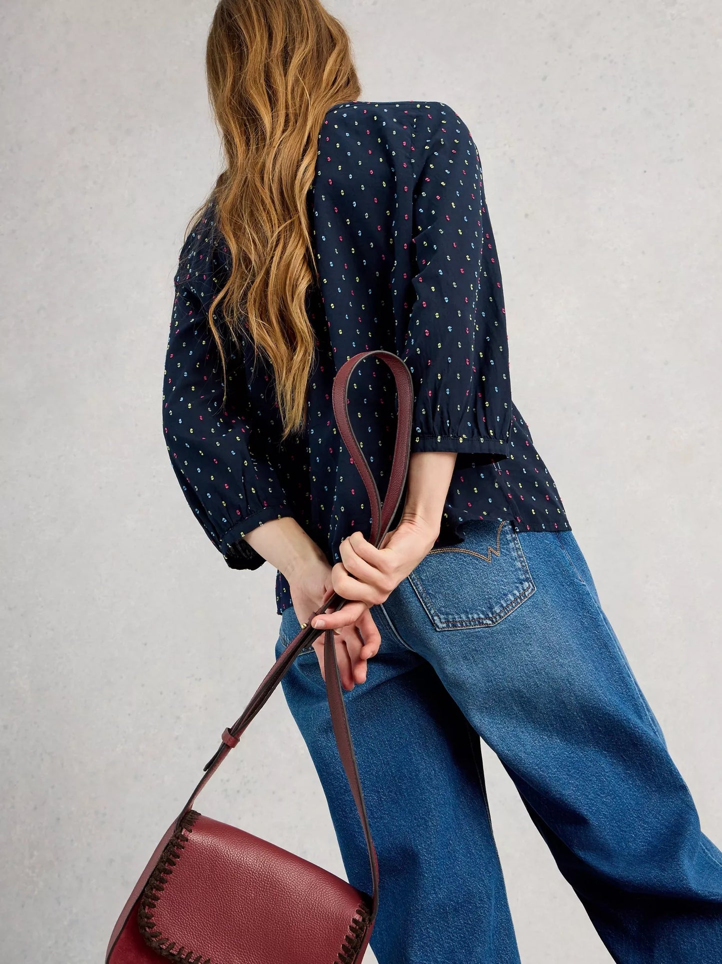 White Stuff Ruby Cotton Organic Top