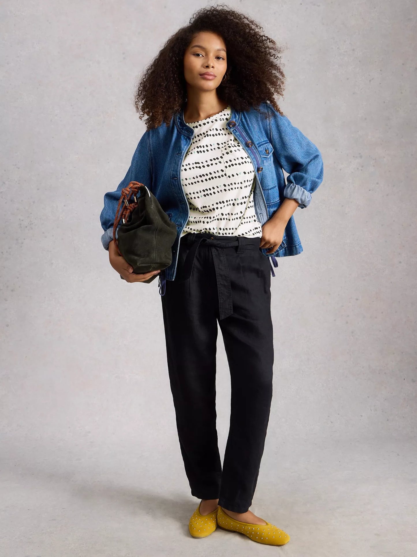 White Stuff Demi Dolman Crew Neck Top