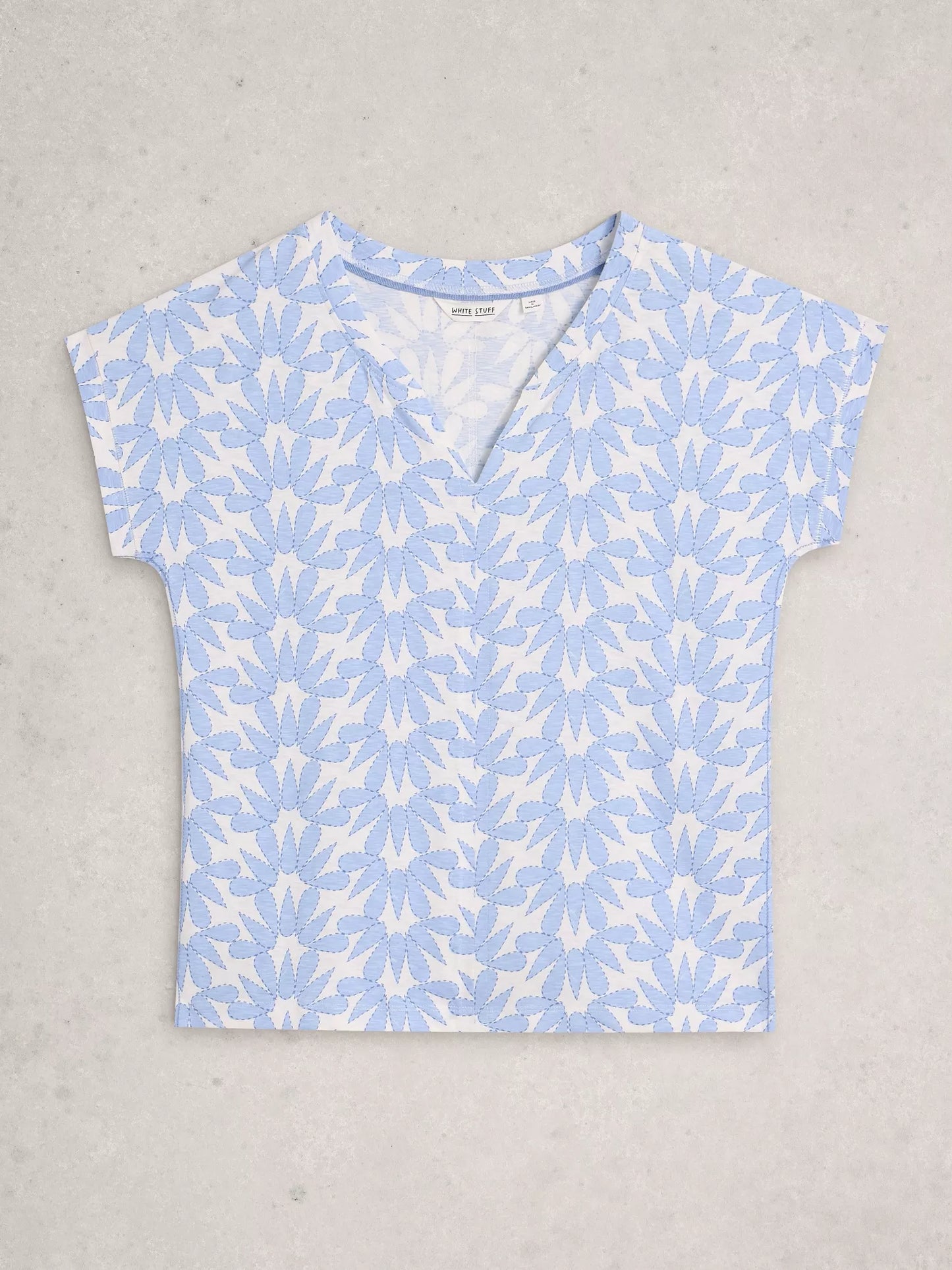 White Stuff Nelly Notch Neck T-Shirt