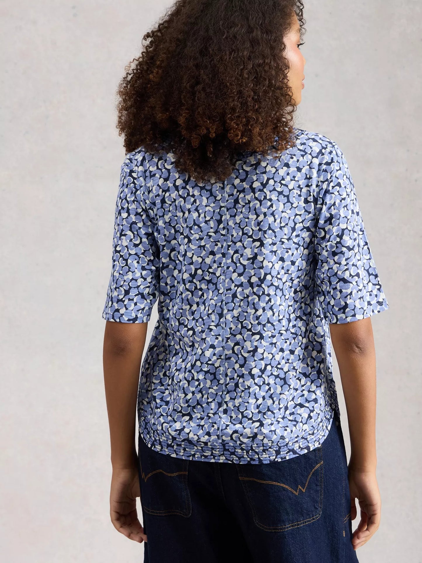 White Stuff Weaver Jersey Crew Neck Tee