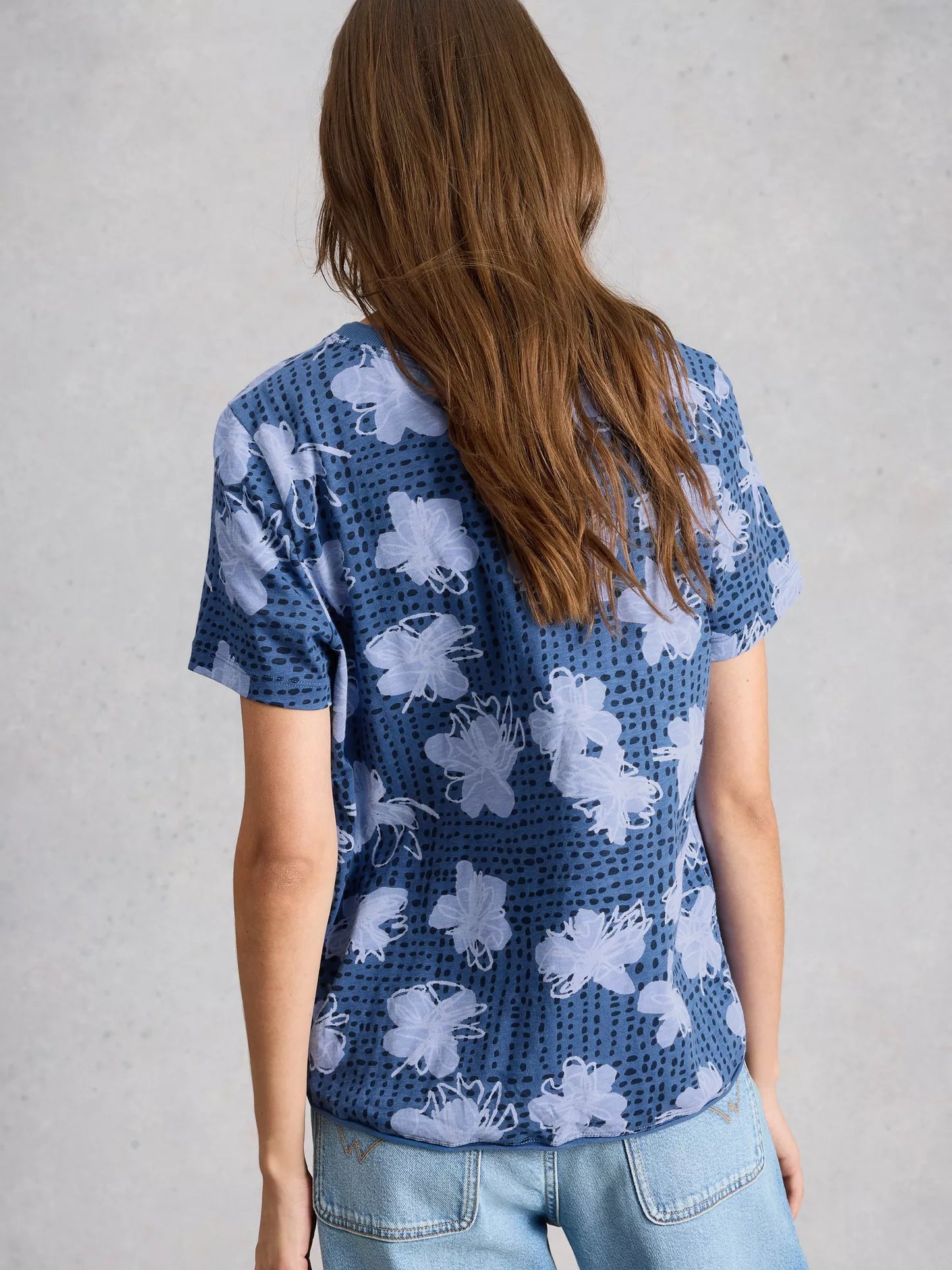 White Stuff Clara Crew Neck Short Sleeve Tee