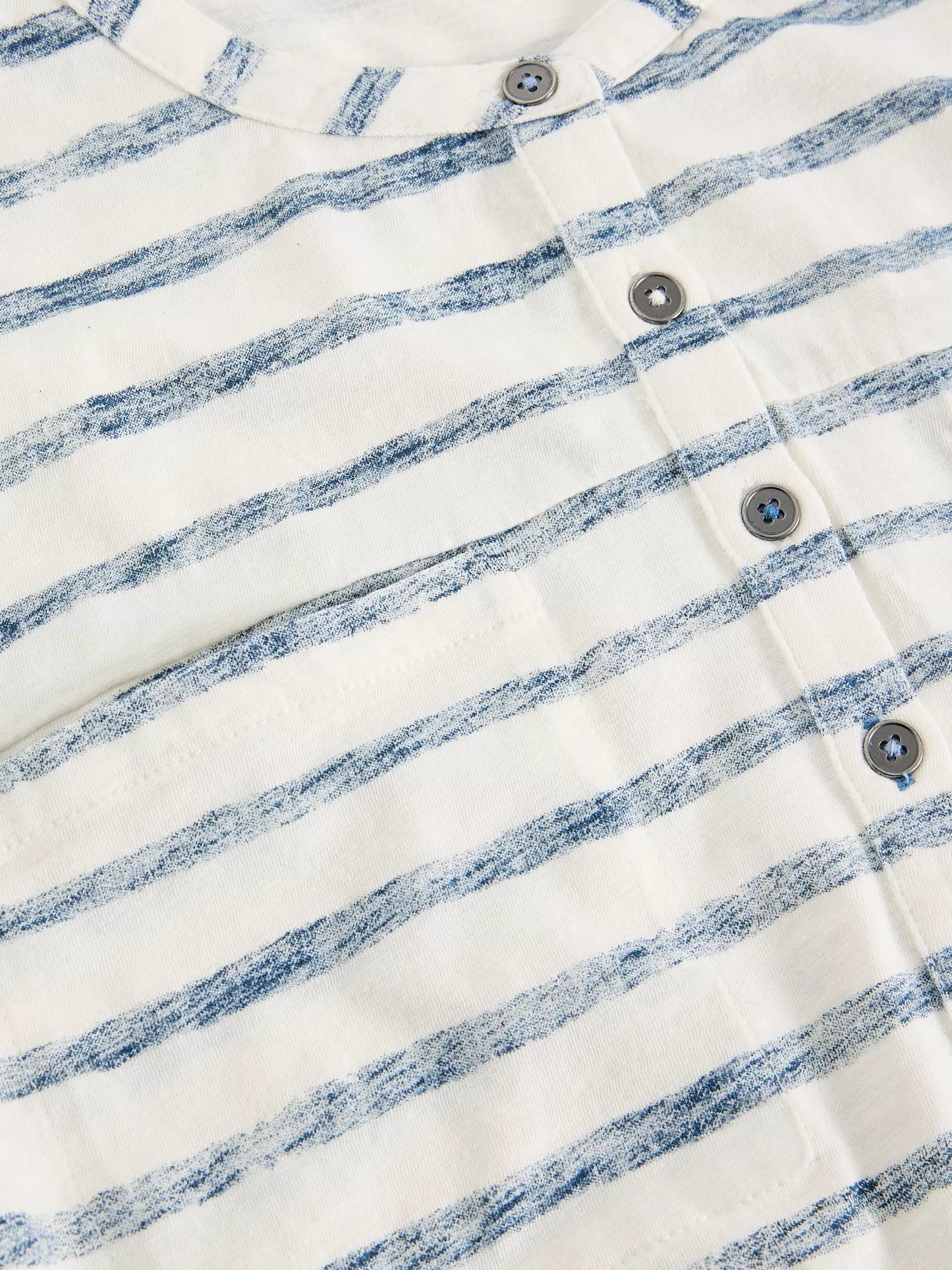 White Stuff Beth Stripe 3/4 Sleeve T-Shirt