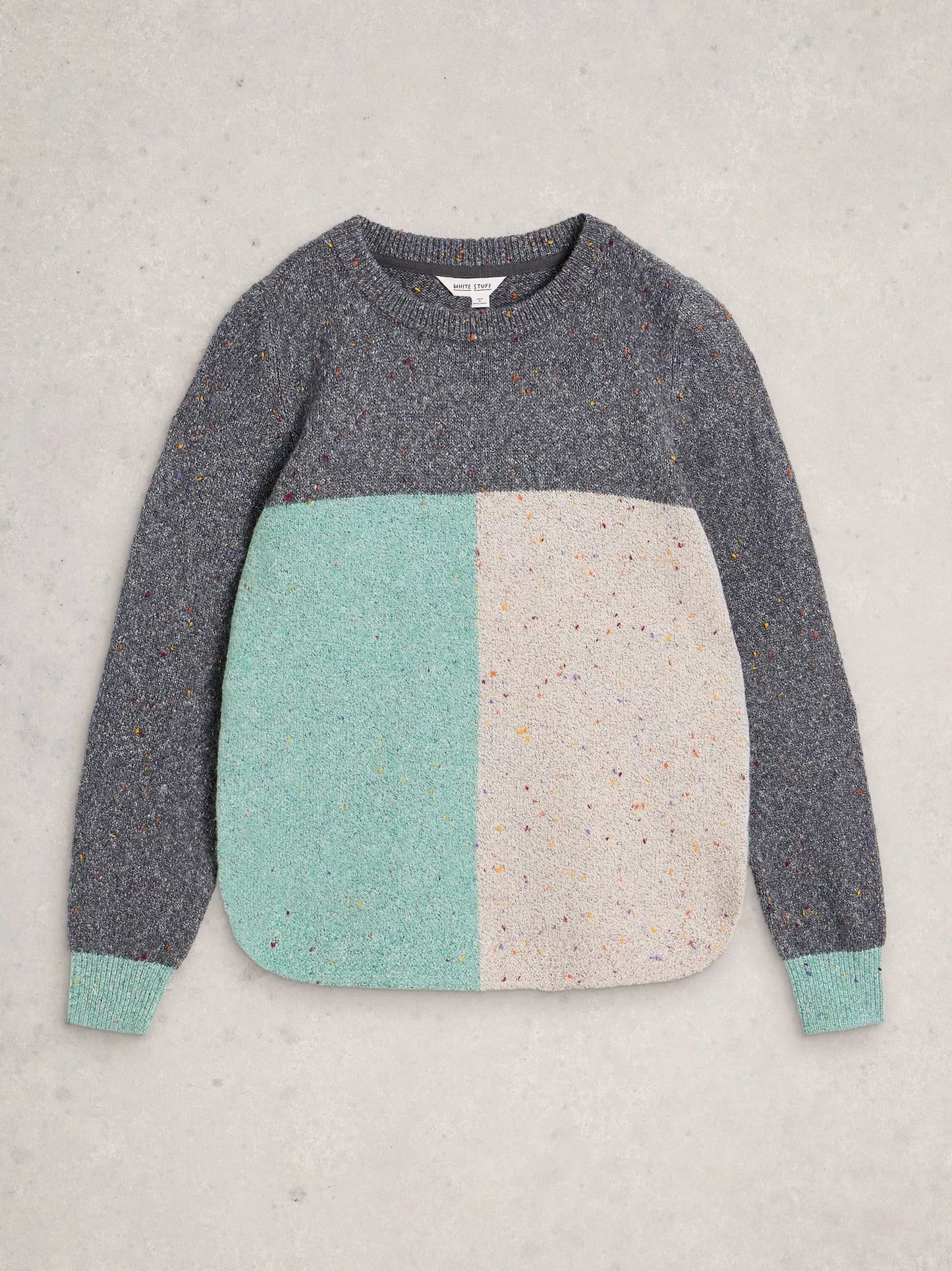 White Stuff Talia Nep Crew Neck Jumper