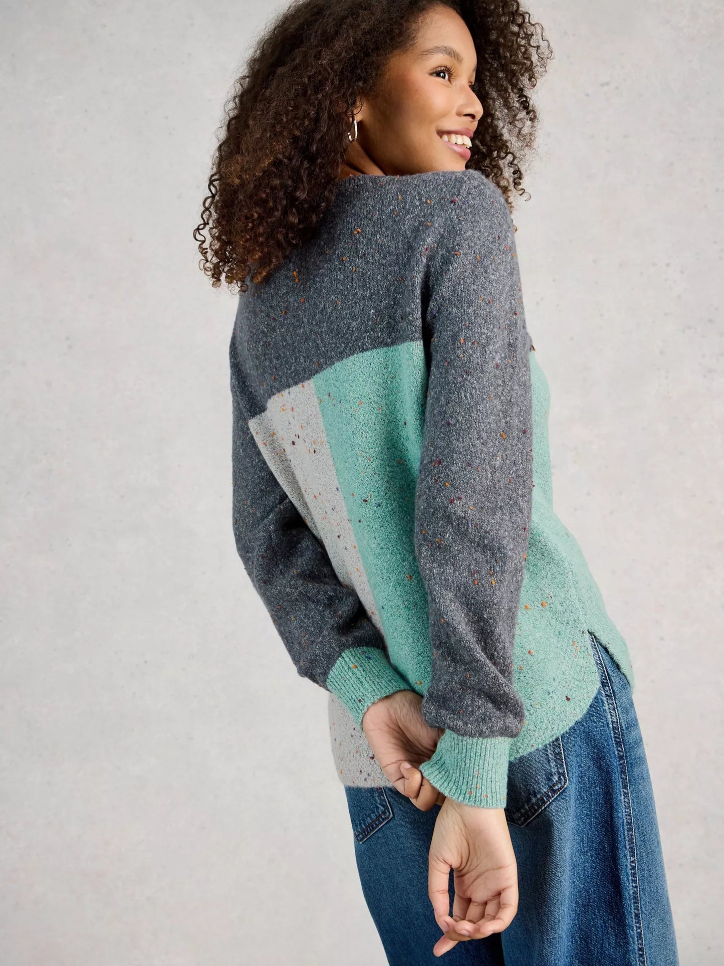 White Stuff Talia Nep Crew Neck Jumper