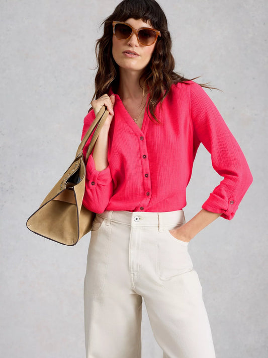 White Stuff Annie Double Cloth Shirt