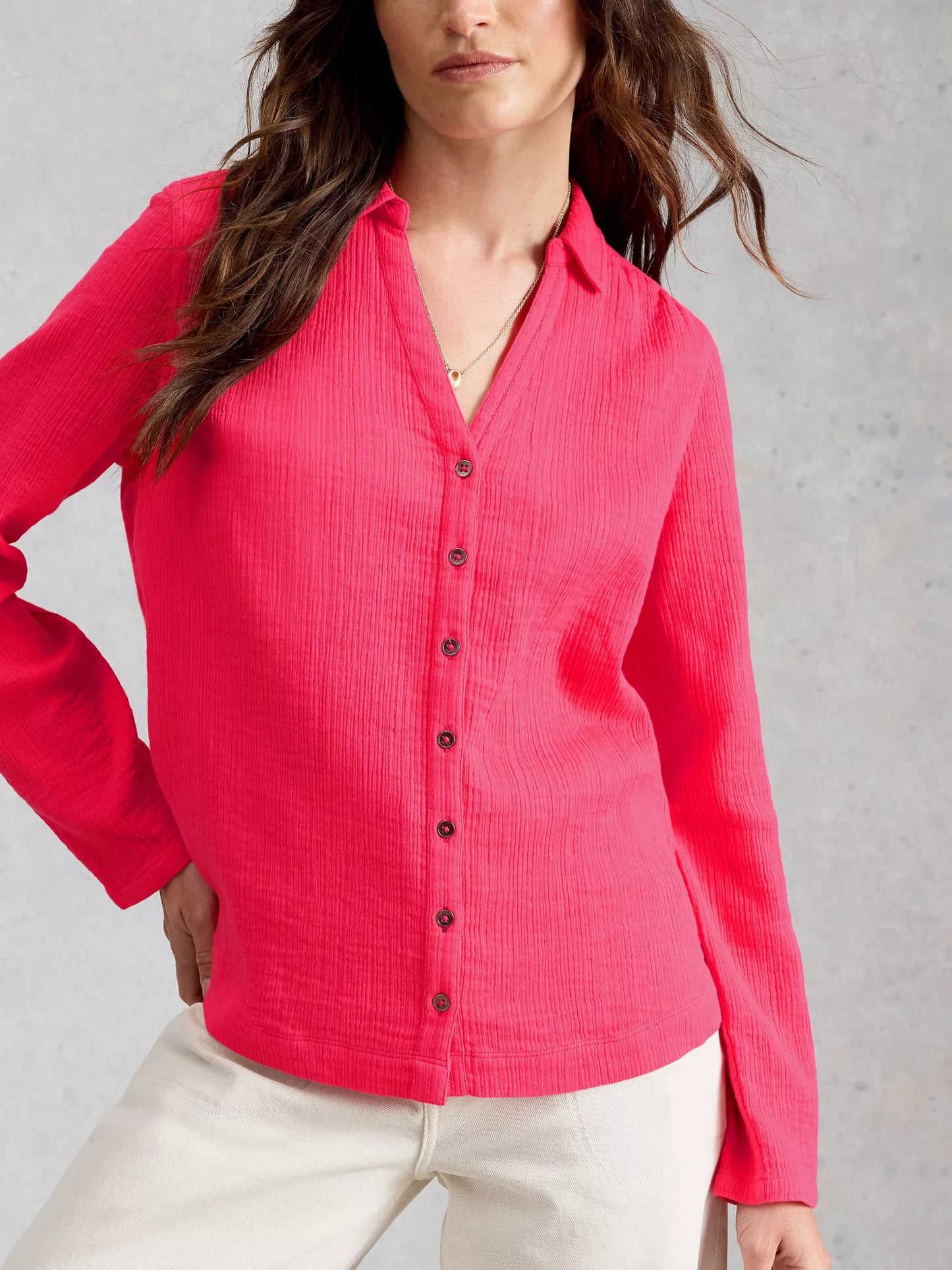 White Stuff Annie Double Cloth Shirt