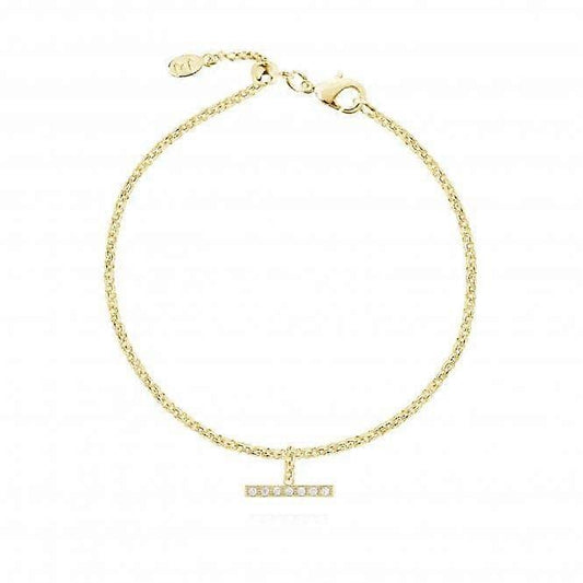 Joma Jewellery Demi Pave Drop Bar Bracelet