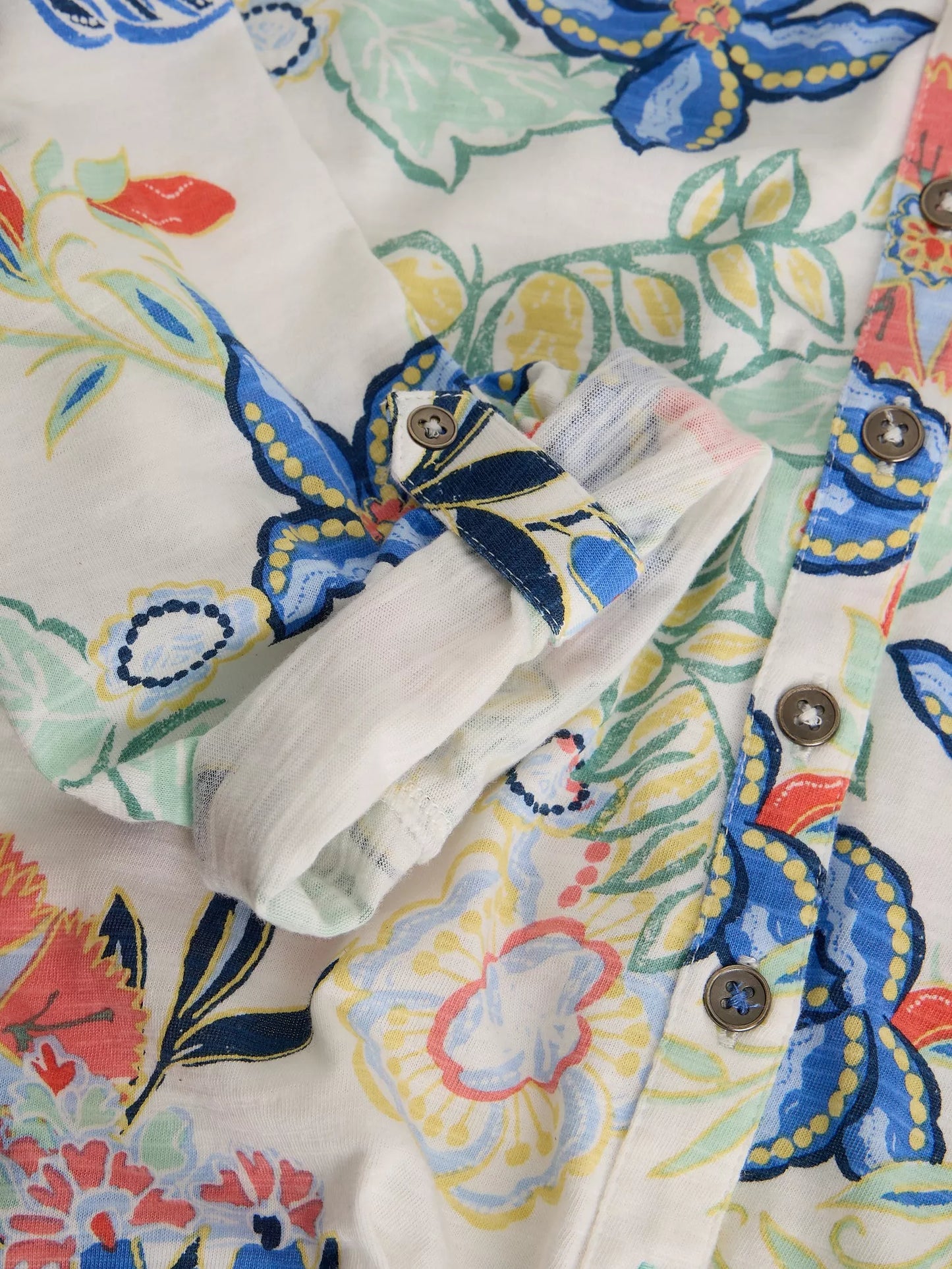 White Stuff Annie Collared Jersey Shirt