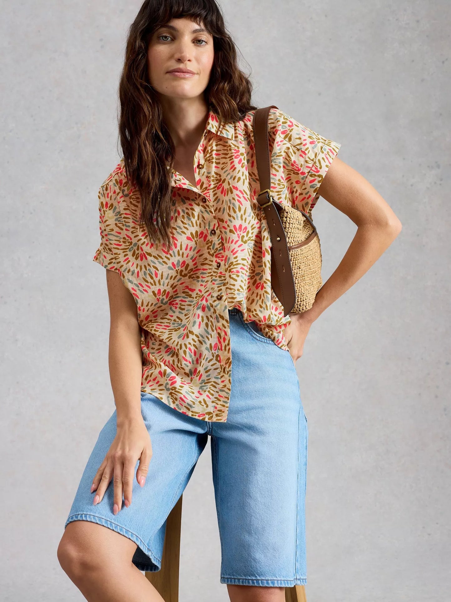 White Stuff Orla Button-Through Shirt